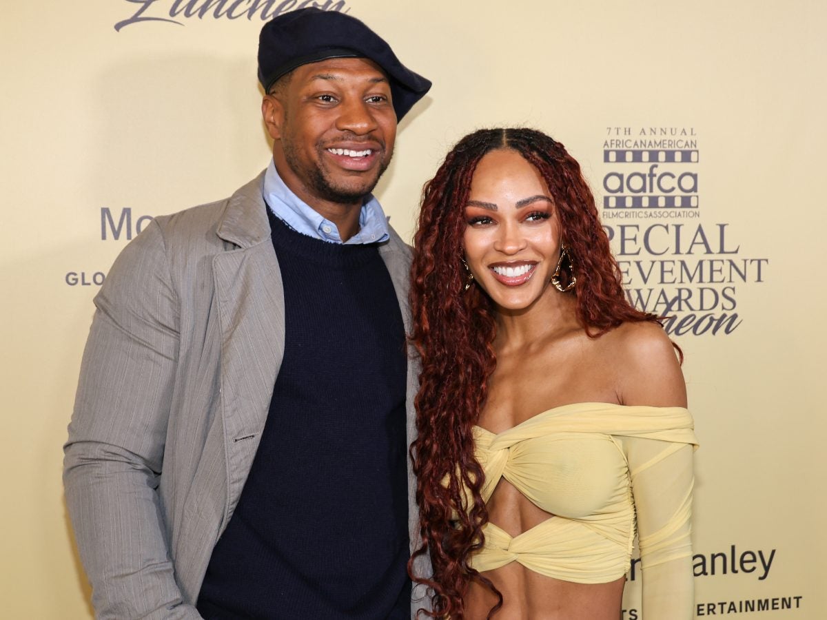 Jonathan Majors And Meagan Good Make Their Red Carpet Debut