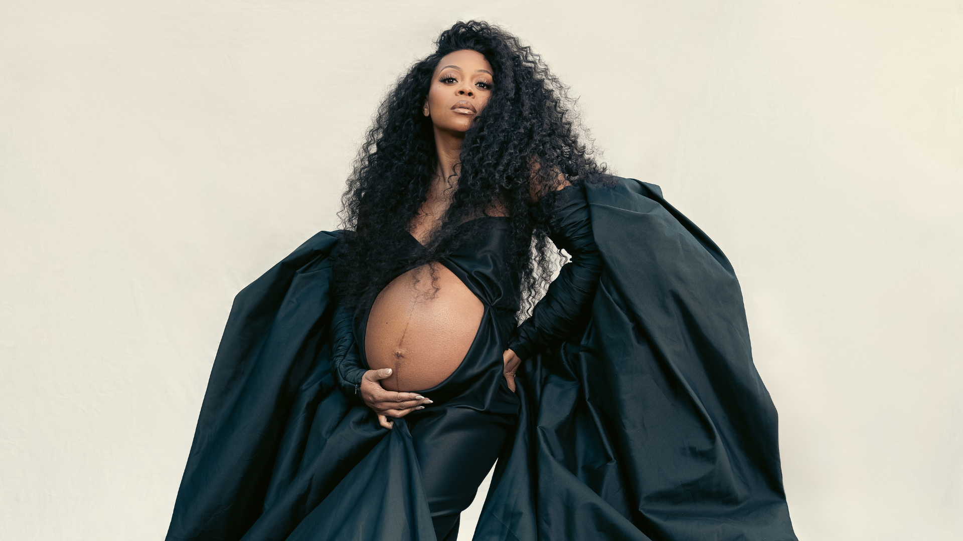 Bresha Webb On The Joy Of High Fashion Maternity Shoots