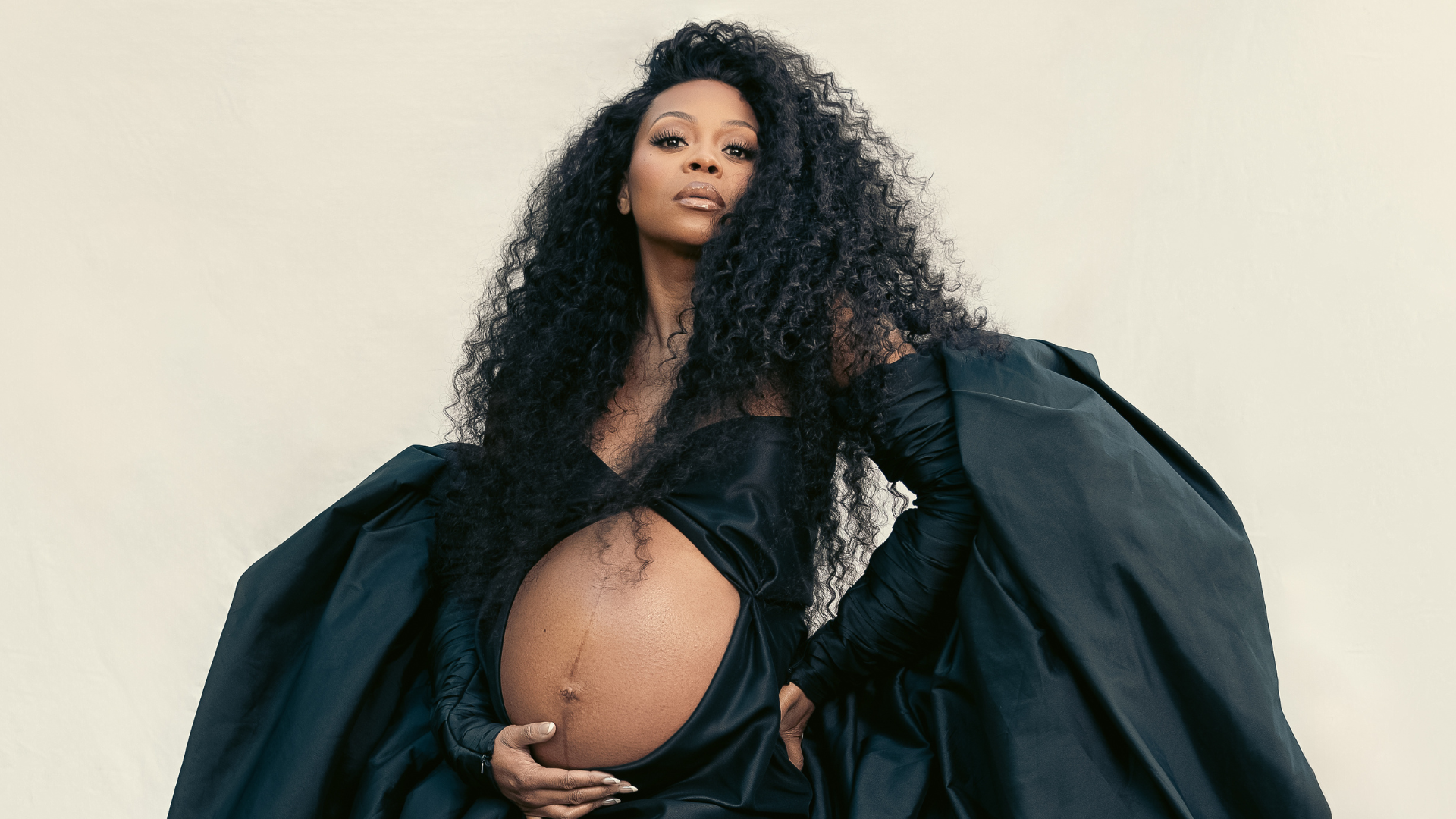 Bresha Webb On The Joy Of High Fashion Maternity Shoots