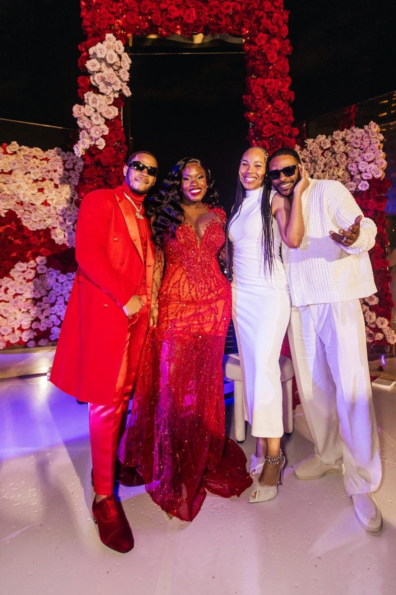 Bridal Bliss: Singers Vedo And Shanice's Valentine's Day Wedding Took Place On A Mega Yacht In Miami