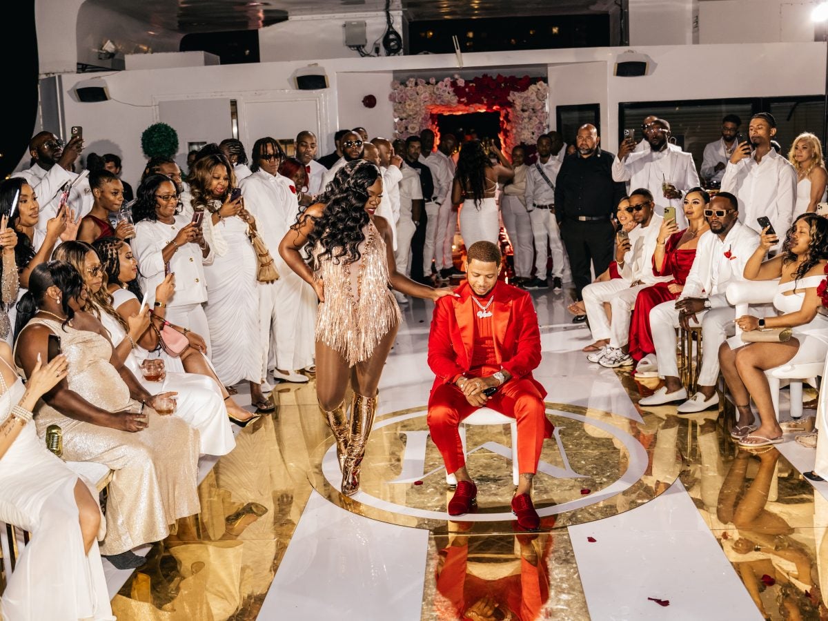 Bridal Bliss: Singers Vedo And Shanice's Valentine's Day Wedding Took Place On A Mega Yacht In Miami