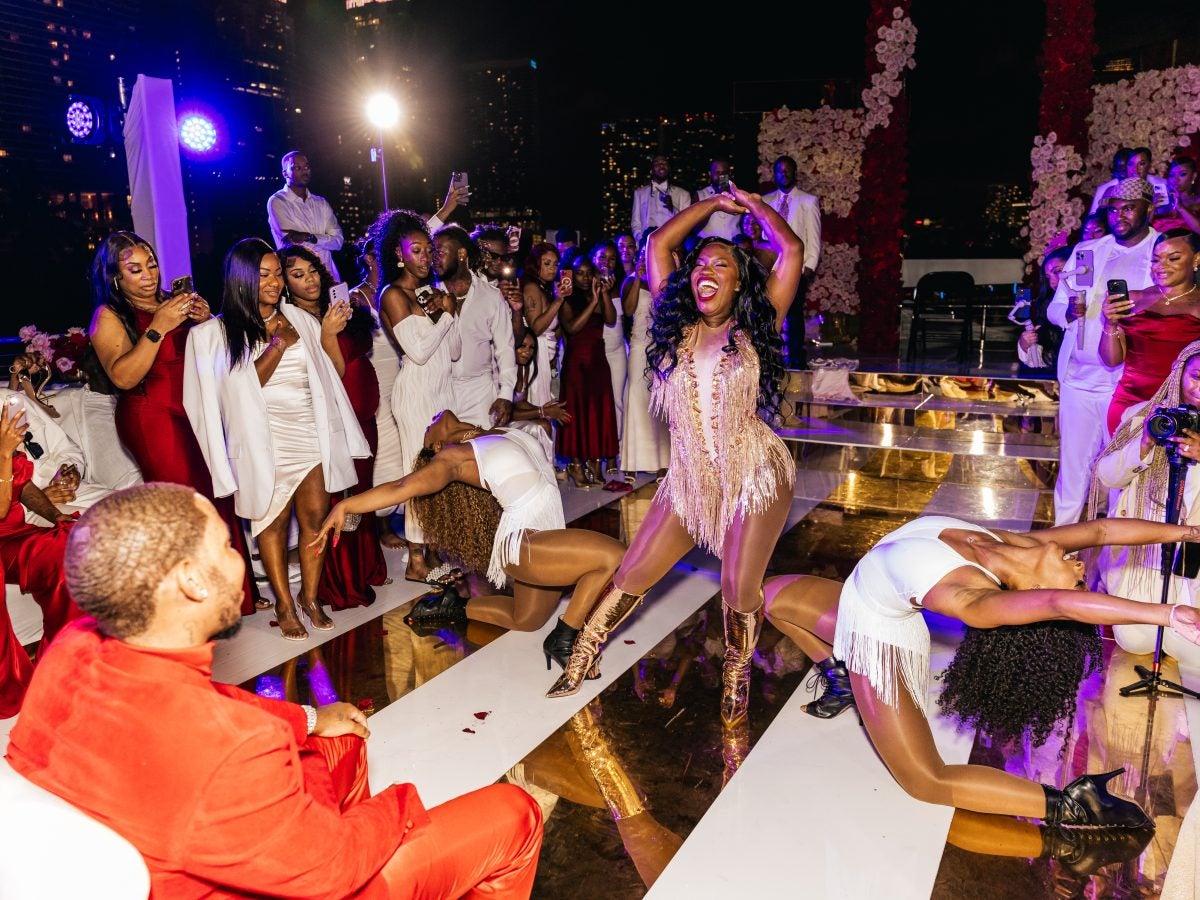 Bridal Bliss: Singers Vedo And Shanice's Valentine's Day Wedding Took Place On A Mega Yacht In Miami