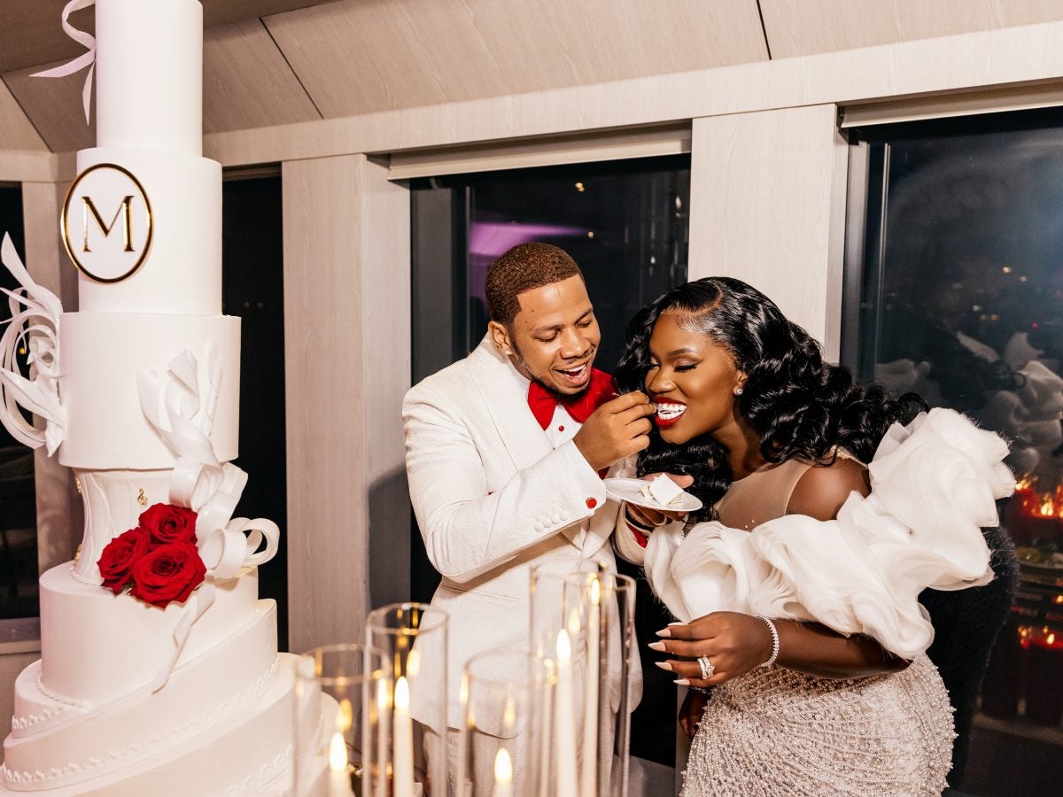 Bridal Bliss: Singers Vedo And Shanice's Valentine's Day Wedding Took Place On A Mega Yacht In Miami