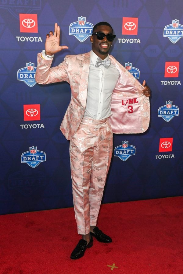 The Stylish Red Carpet Moments At The 2024 NFL Draft