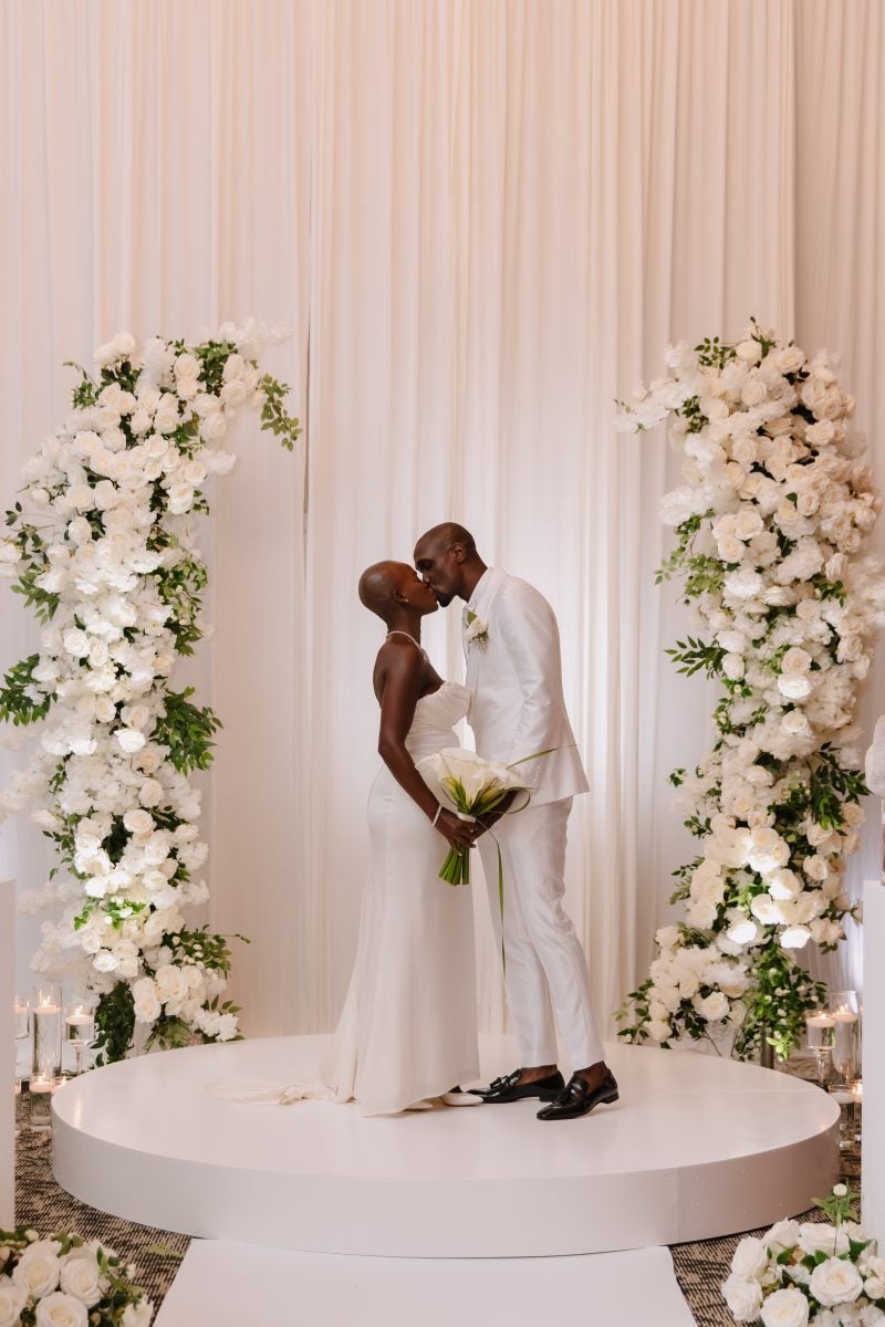 Bridal Bliss: 10 Years After A First Date At Cheesecake Factory, Lola And George Said 'I Do' In Front Of 550 Guests