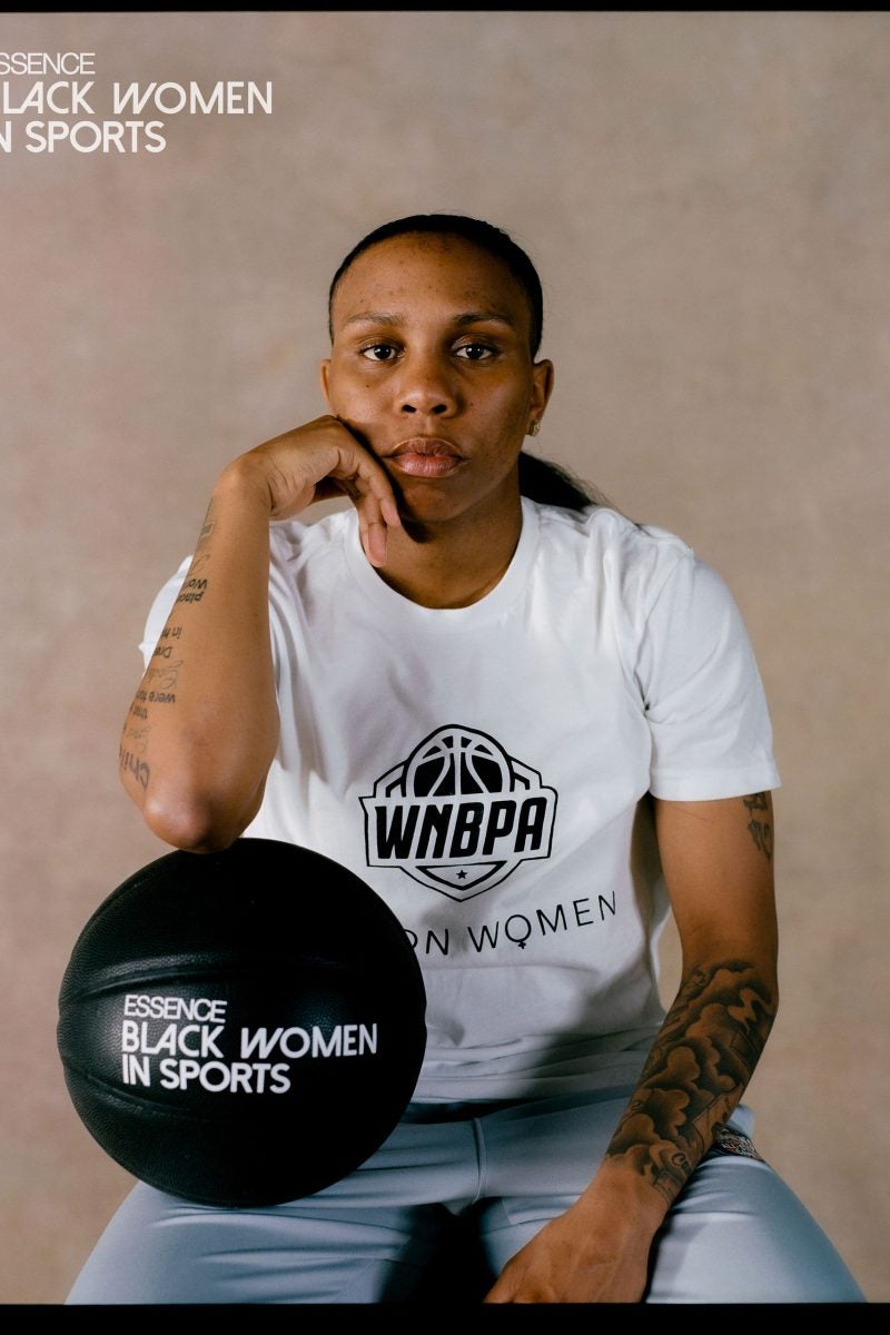 EXCLUSIVE: See Photos From ESSENCE's Black Women In Sports At The WNBPA Press Day 