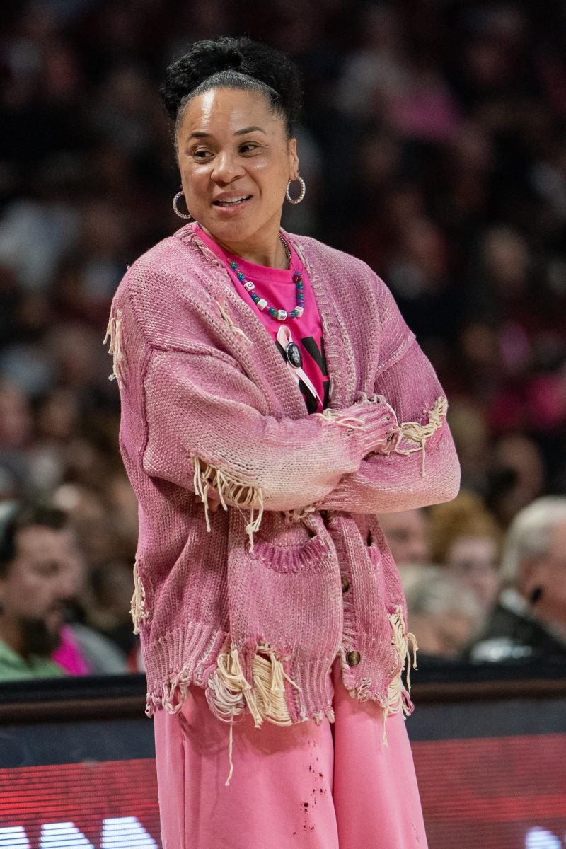 A Closer Look At The Designer Looks Of Dawn Staley The NCAA’s Flyest Coach