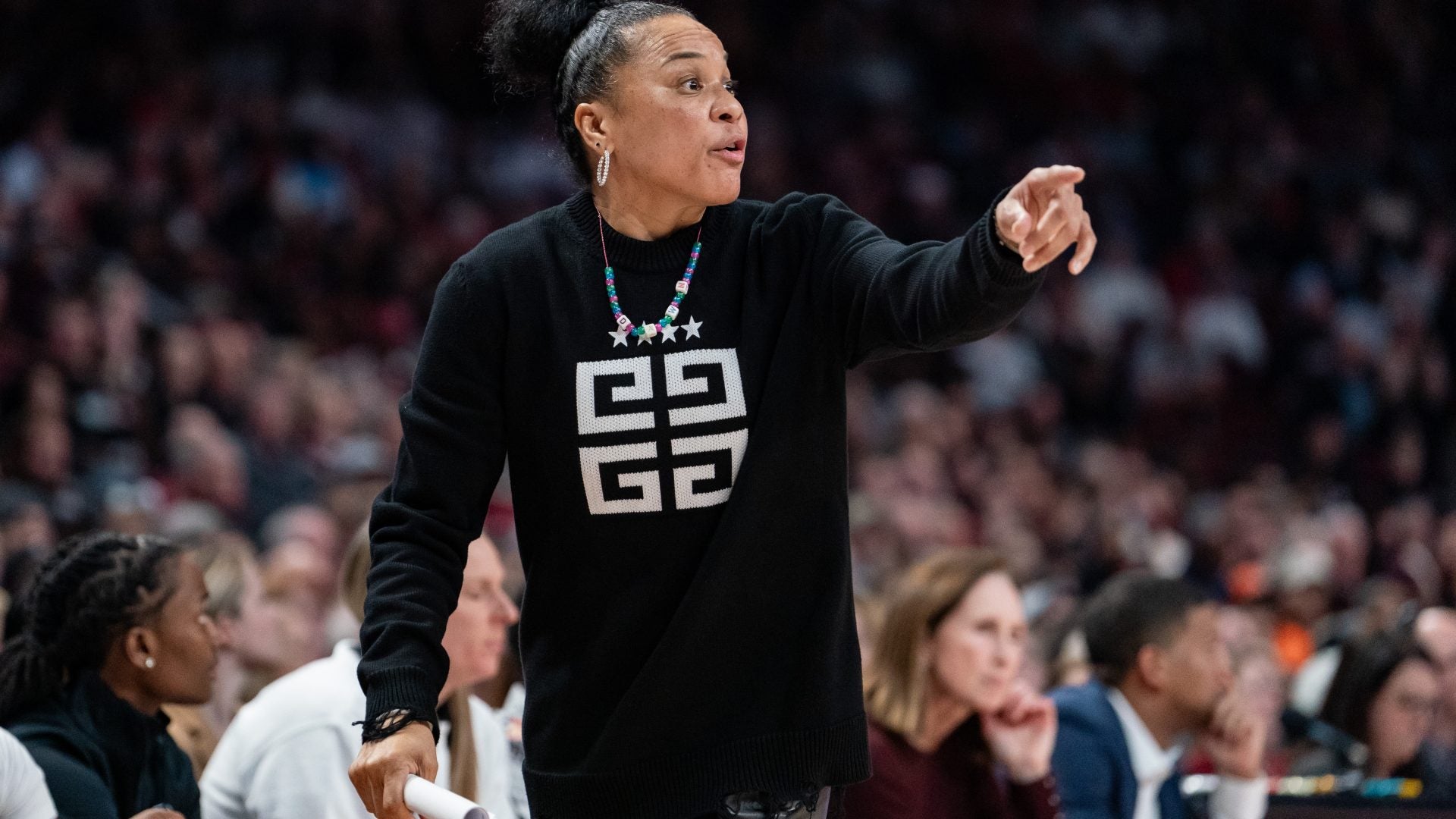 A Closer Look At The Designer Looks Of Dawn Staley The NCAA’s Flyest Coach