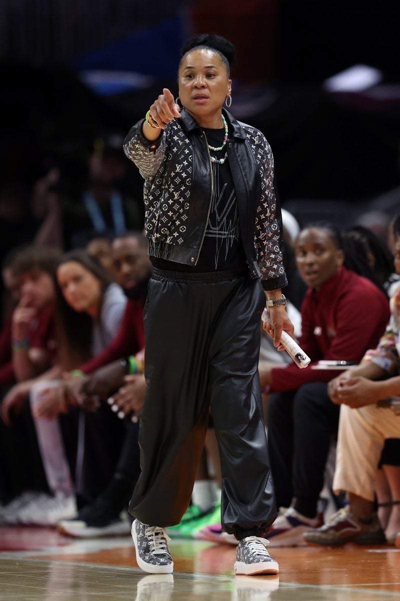 A Closer Look At The Designer Looks Of Dawn Staley The NCAA’s Flyest Coach