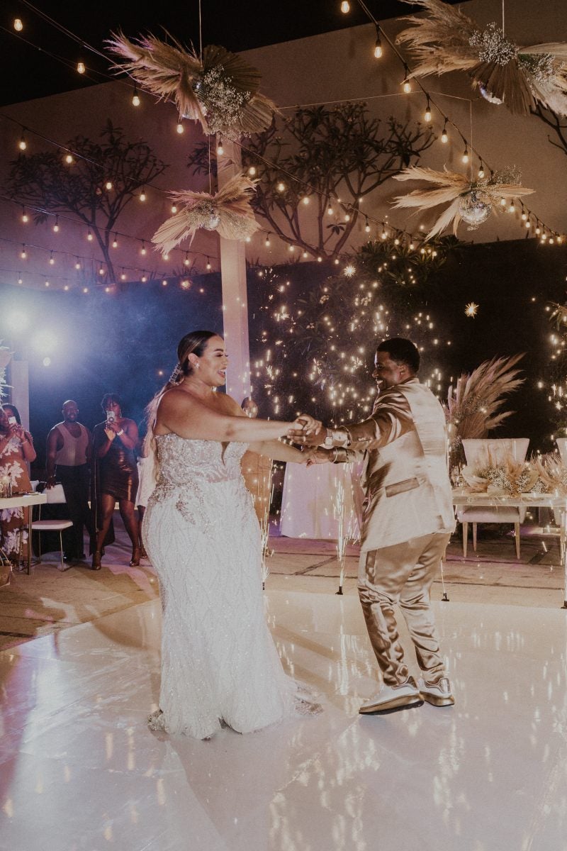 Bridal Bliss: Curvy Influencer Rochelle And Michael Johnson Celebrated 15 Years Of Marriage With A Vow Renewal On The Beach