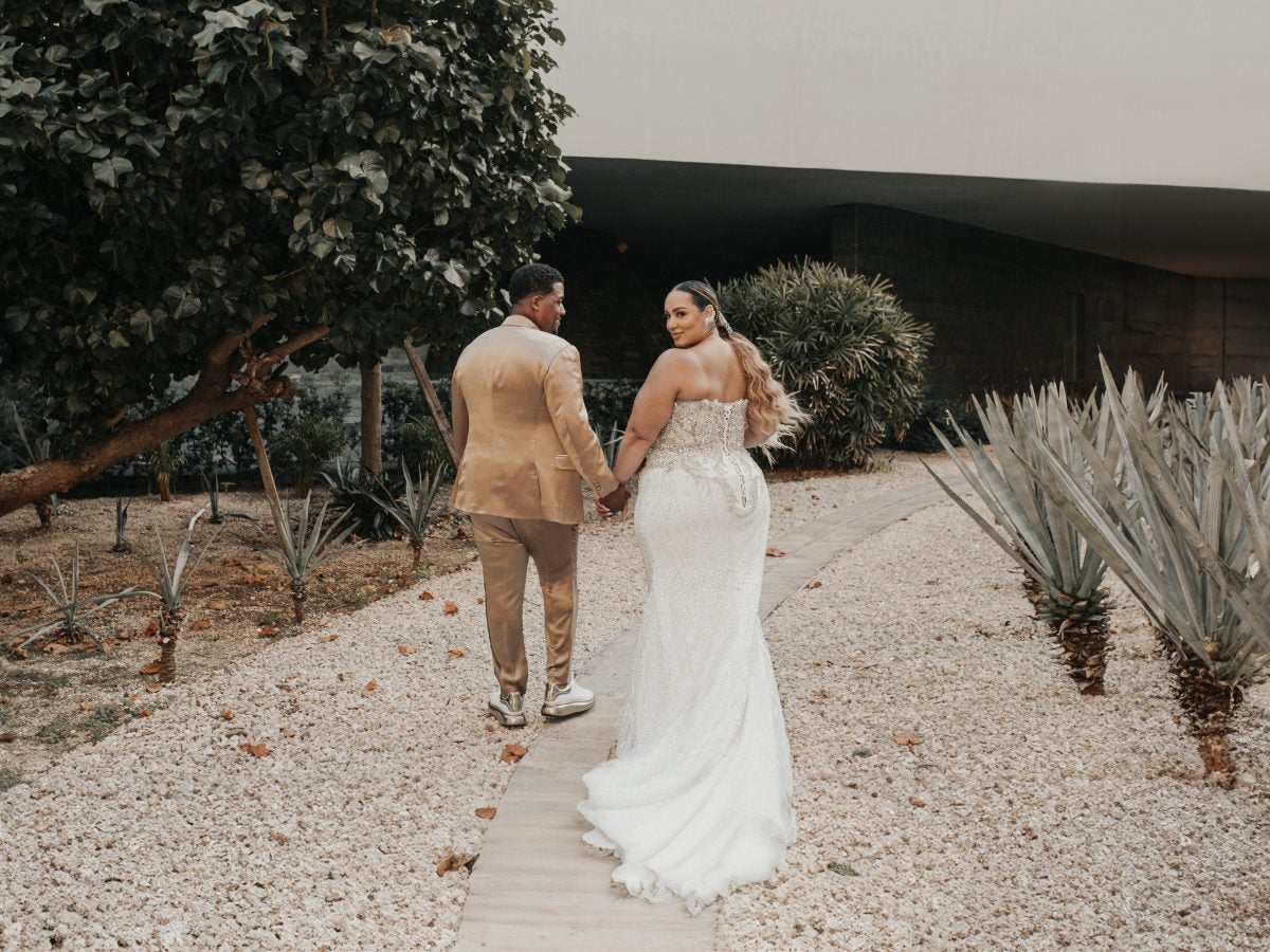 Bridal Bliss: Curvy Influencer Rochelle And Michael Johnson Celebrated 15 Years Of Marriage With A Vow Renewal On The Beach