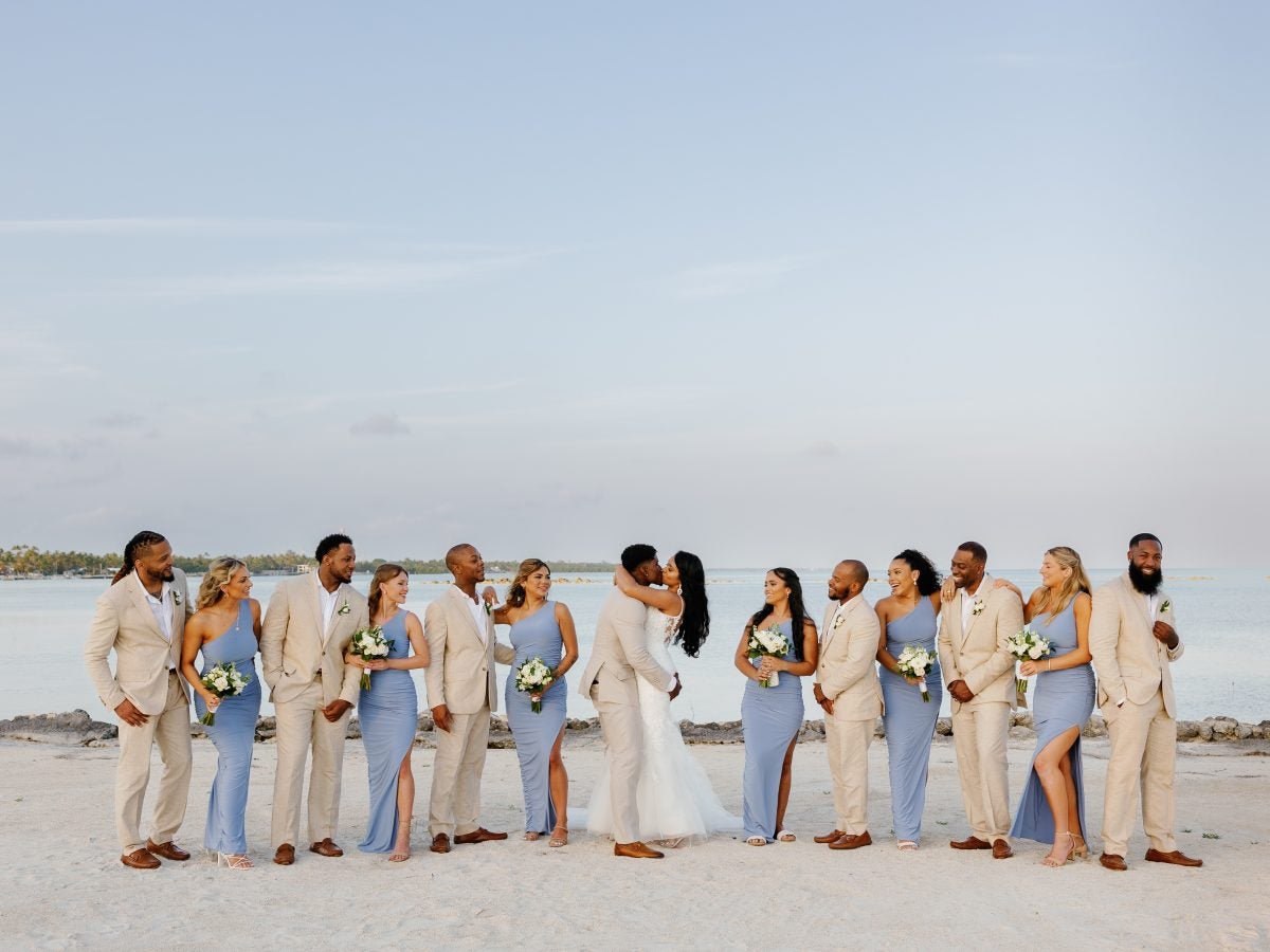 Bridal Bliss: Inside NFL Star Jonathan Jones And Andressa Barboza's Wedding On A Private Island