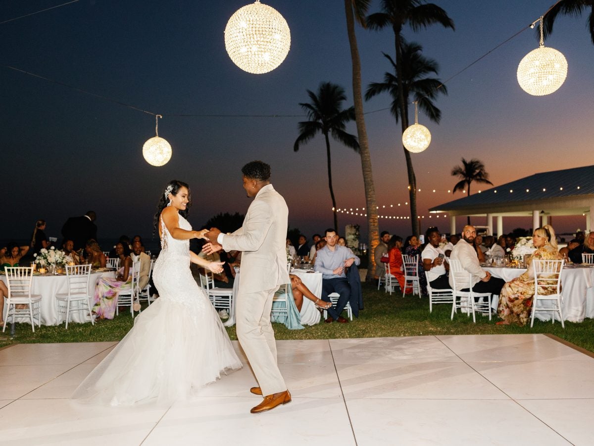 Bridal Bliss: Inside NFL Star Jonathan Jones And Andressa Barboza's Wedding On A Private Island