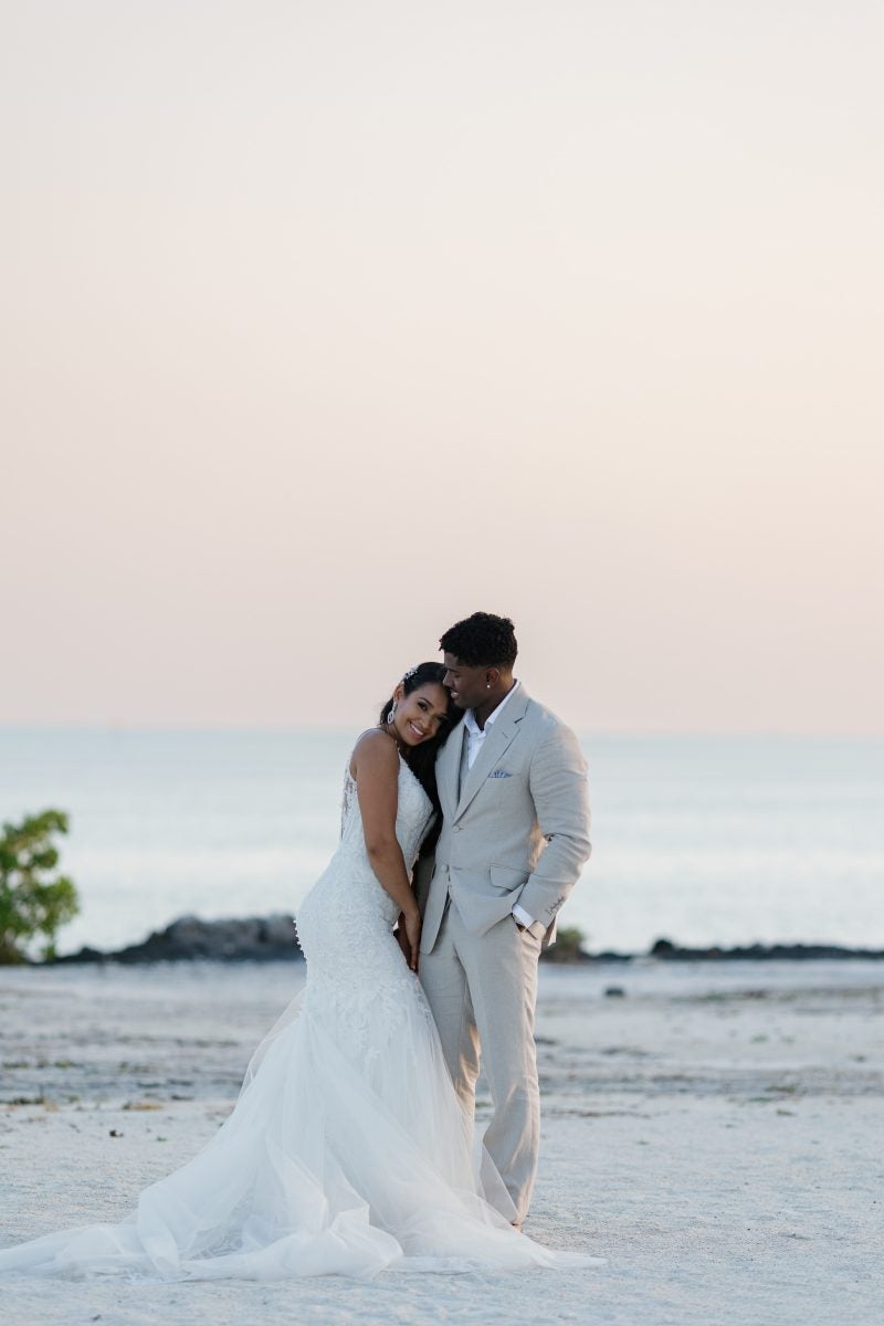 Bridal Bliss: Inside NFL Star Jonathan Jones And Andressa Barboza's Wedding On A Private Island