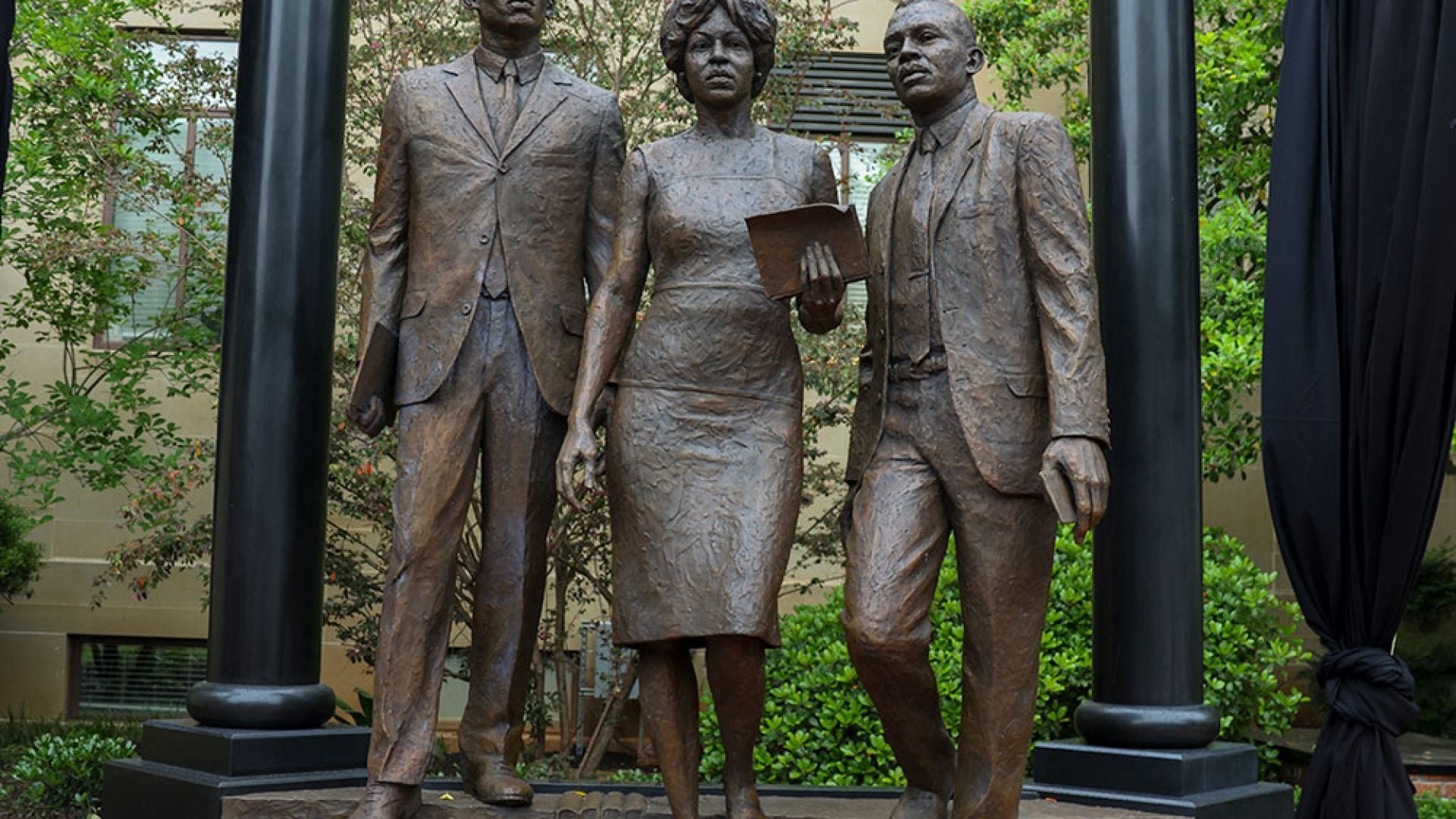New University Of South Carolina Sculpture Honors Black Students Who Helped Integrate The School