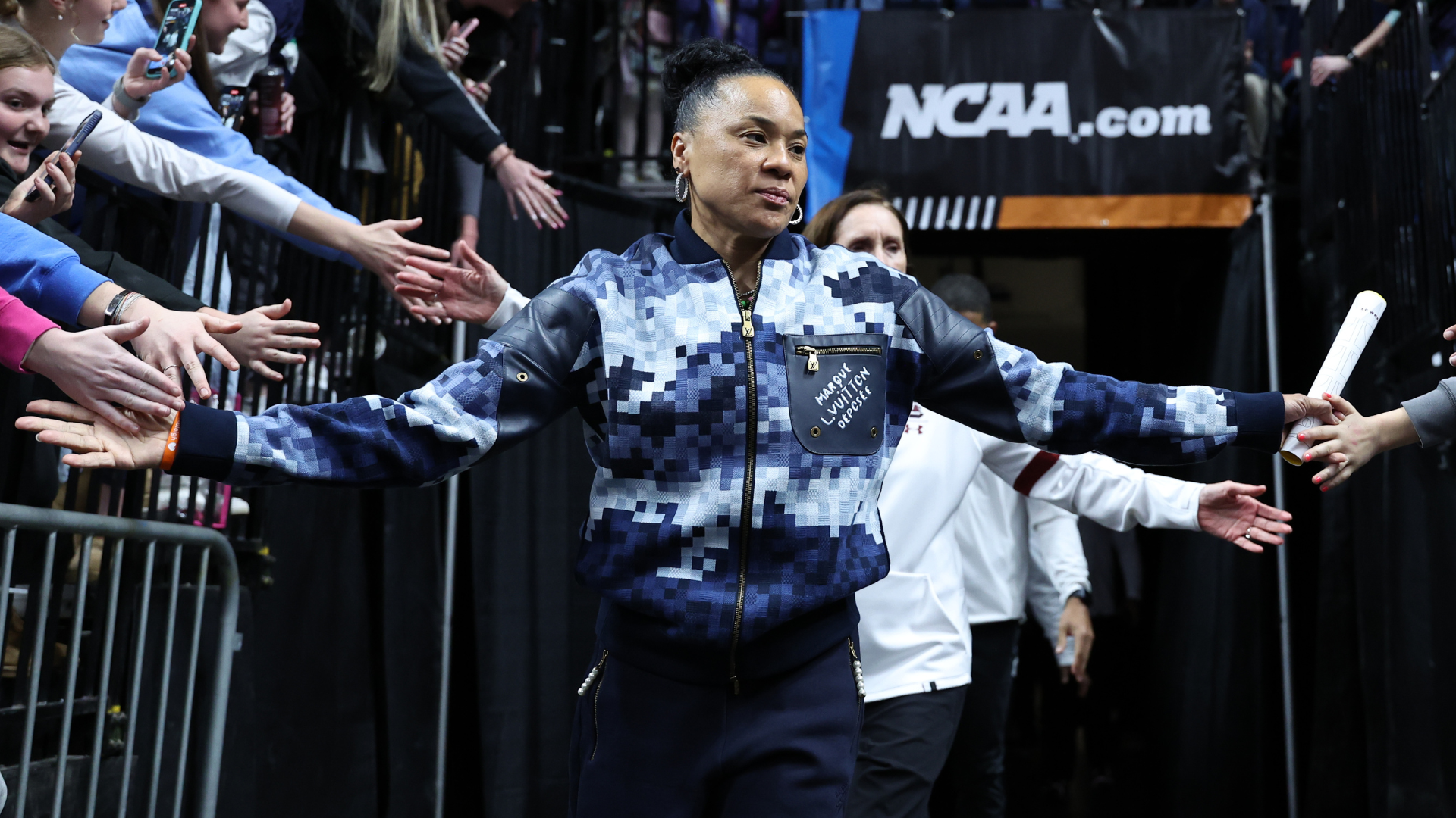 A Closer Look At The Designer Looks Of Dawn Staley The NCAA’s Flyest Coach