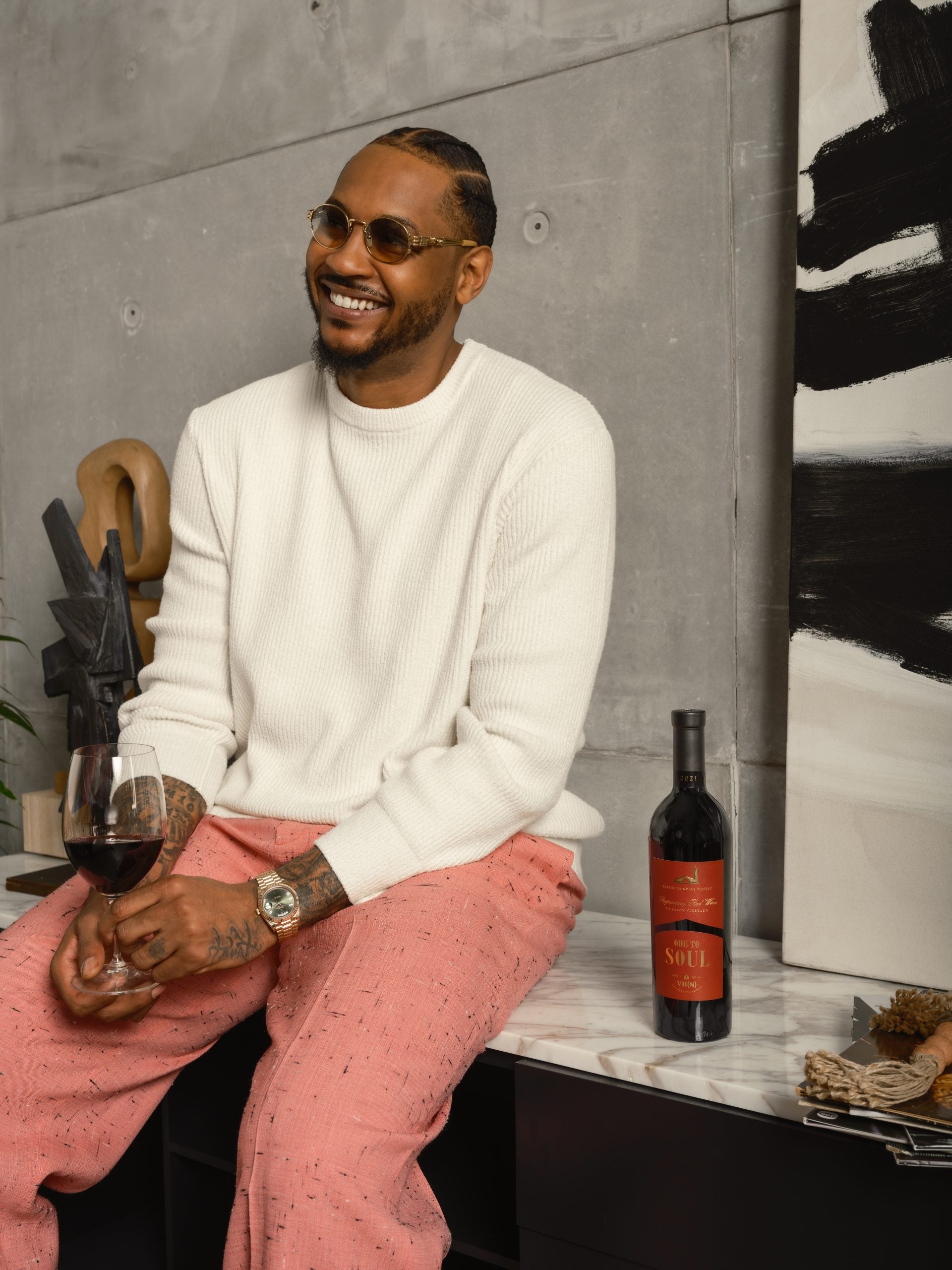 Carmelo Anthony And Asani Swann Team Up With Robert Mondavi Winery To Unveil Multi-Year Partnership