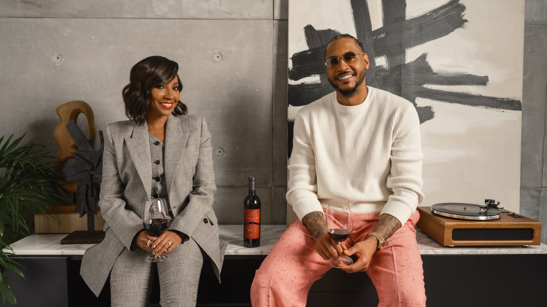 Carmelo Anthony And Asani Swann Team Up With Robert Mondavi Winery To Unveil Multi-Year Partnership