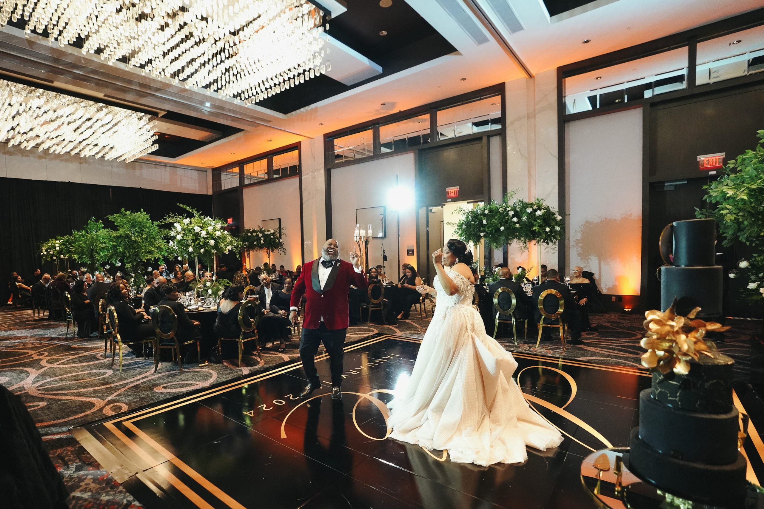 Bridal Bliss: Connie And Chip Celebrated A Second Chance At Love With A Classy Winter Wedding In Maryland