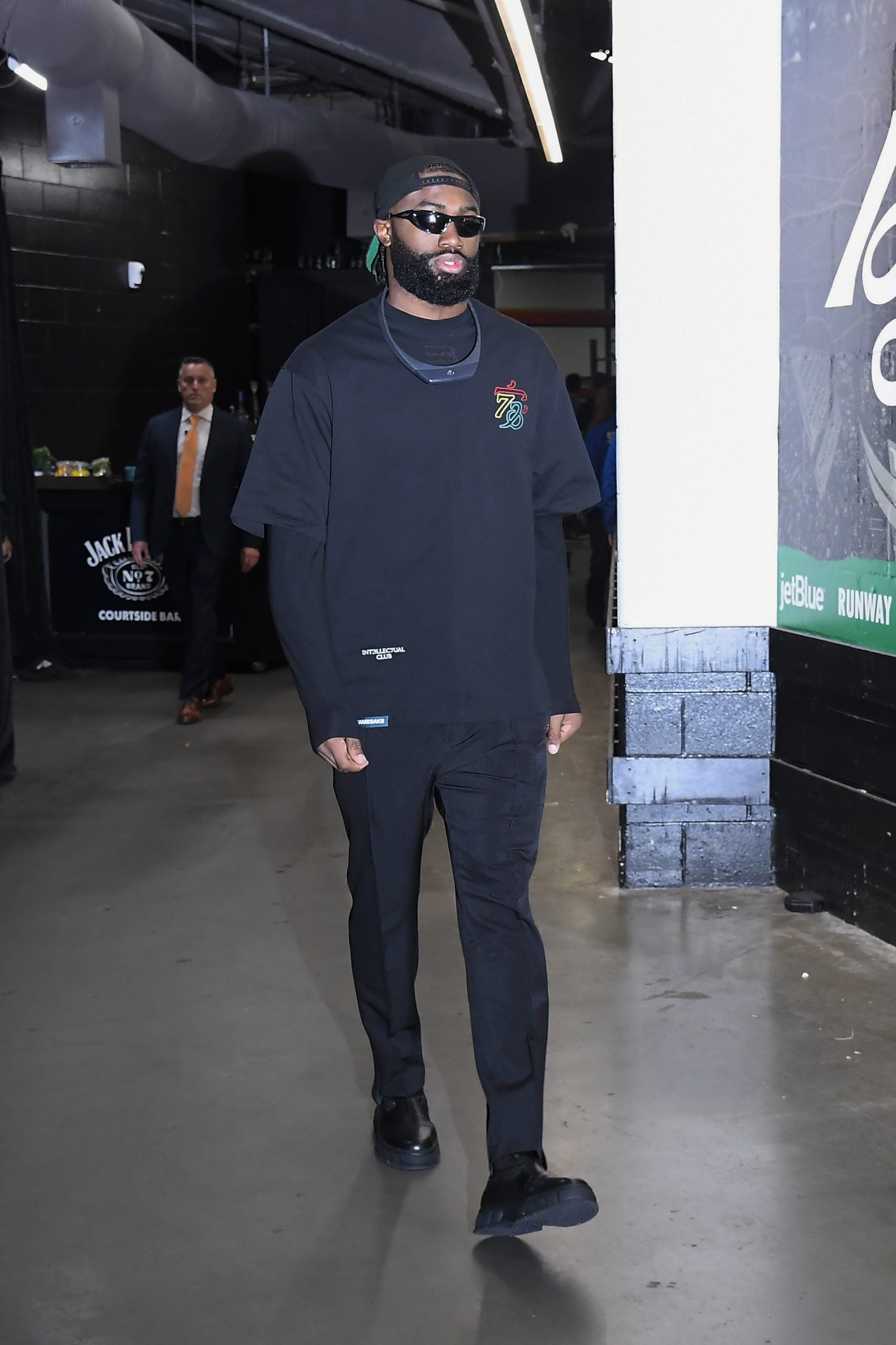 The best tunnel look from Game 5 of the 2024 NBA Finals