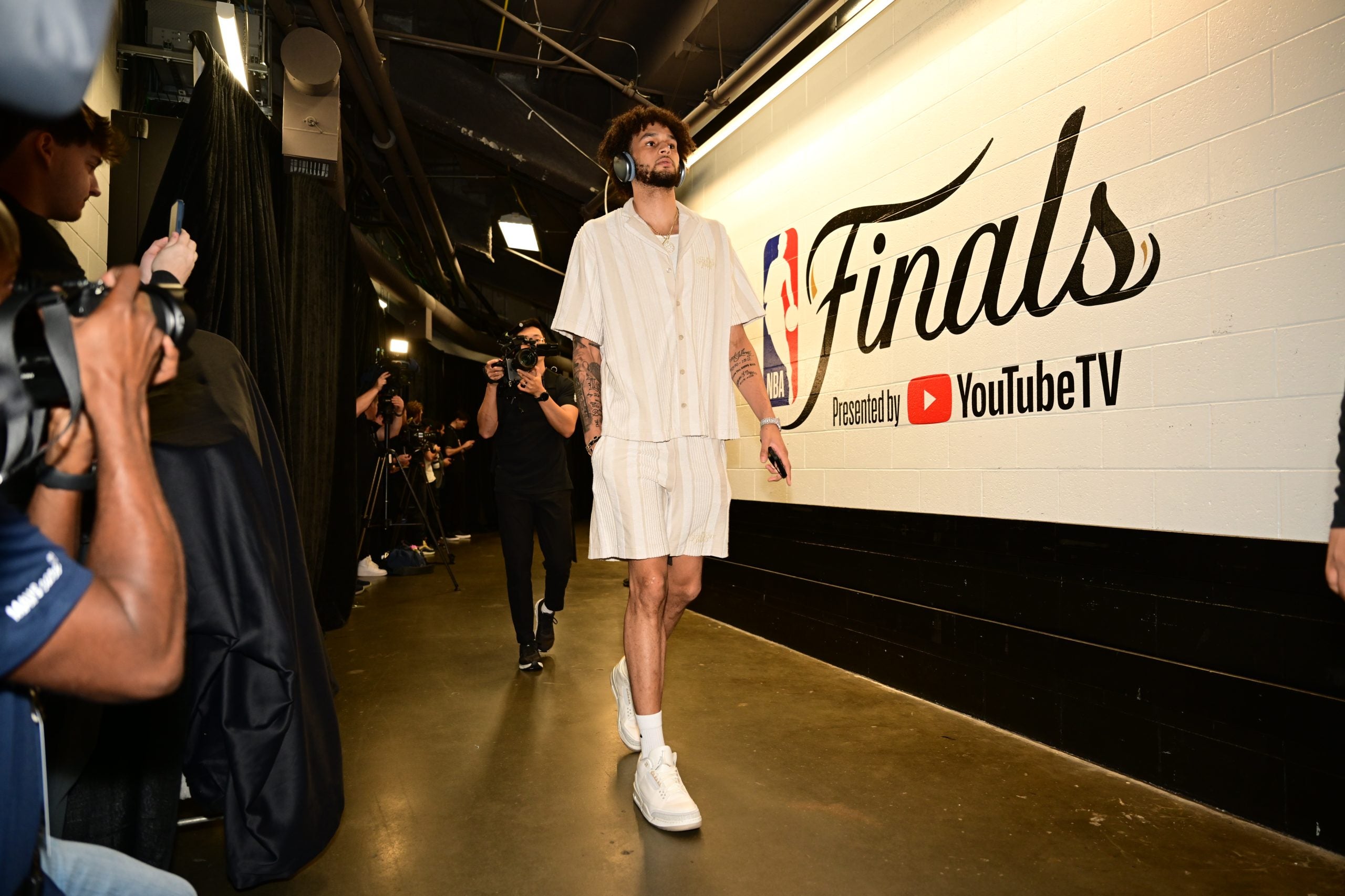 Best tunnel look from Game 5 of the 2024 NBA Finals