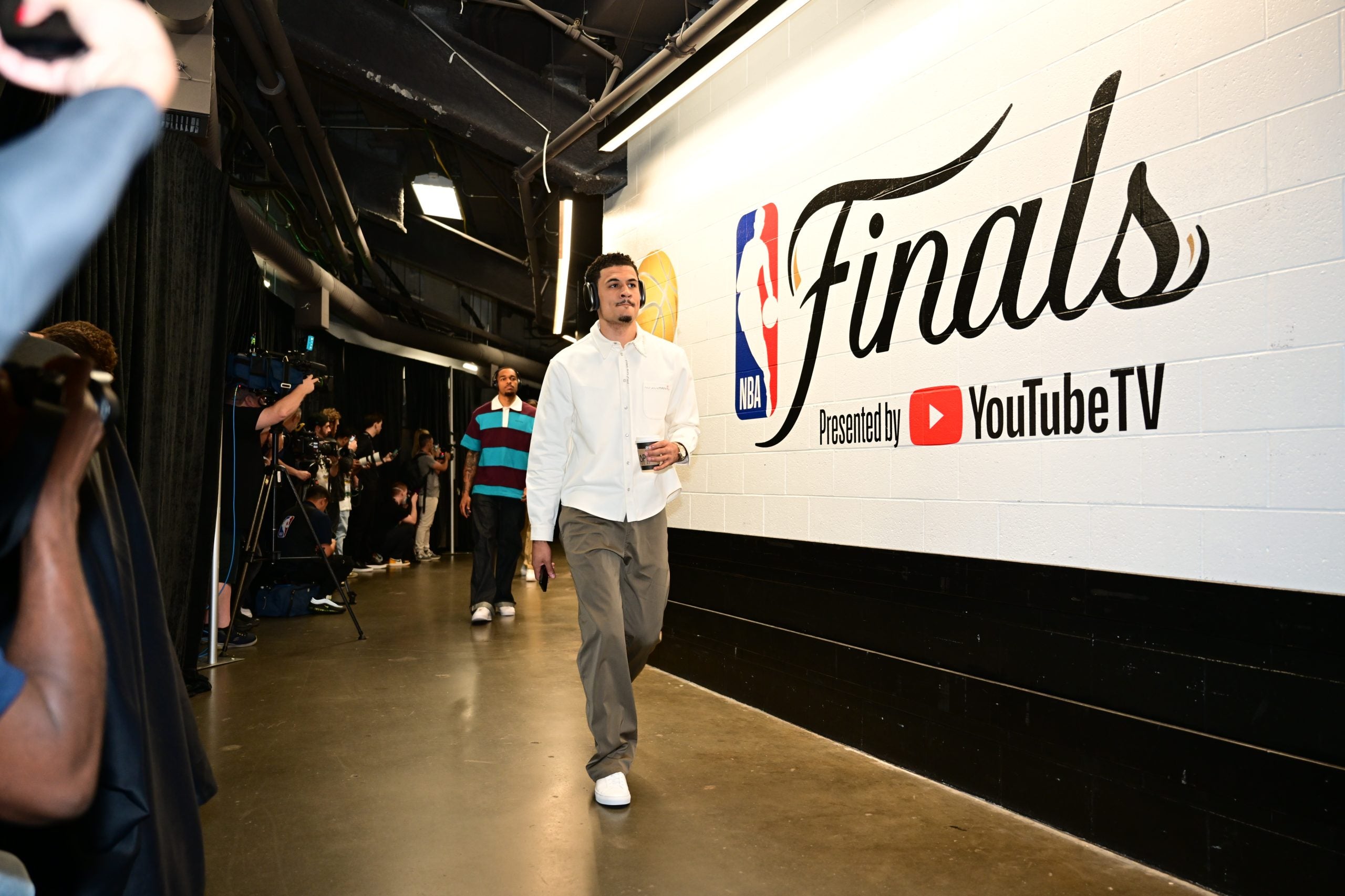 The best tunnel look from Game 5 of the 2024 NBA Finals