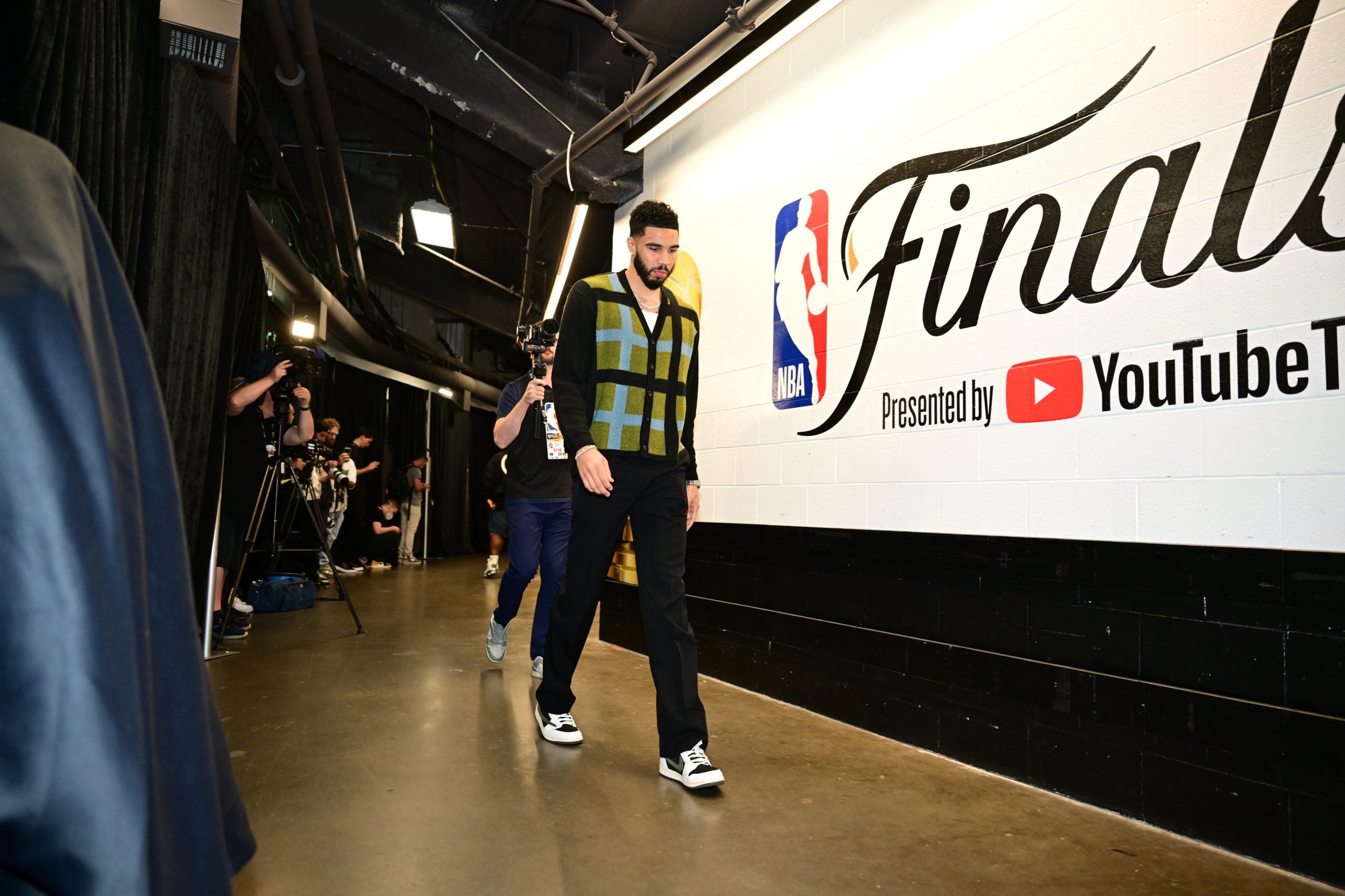 The best tunnel look from Game 5 of the 2024 NBA Finals