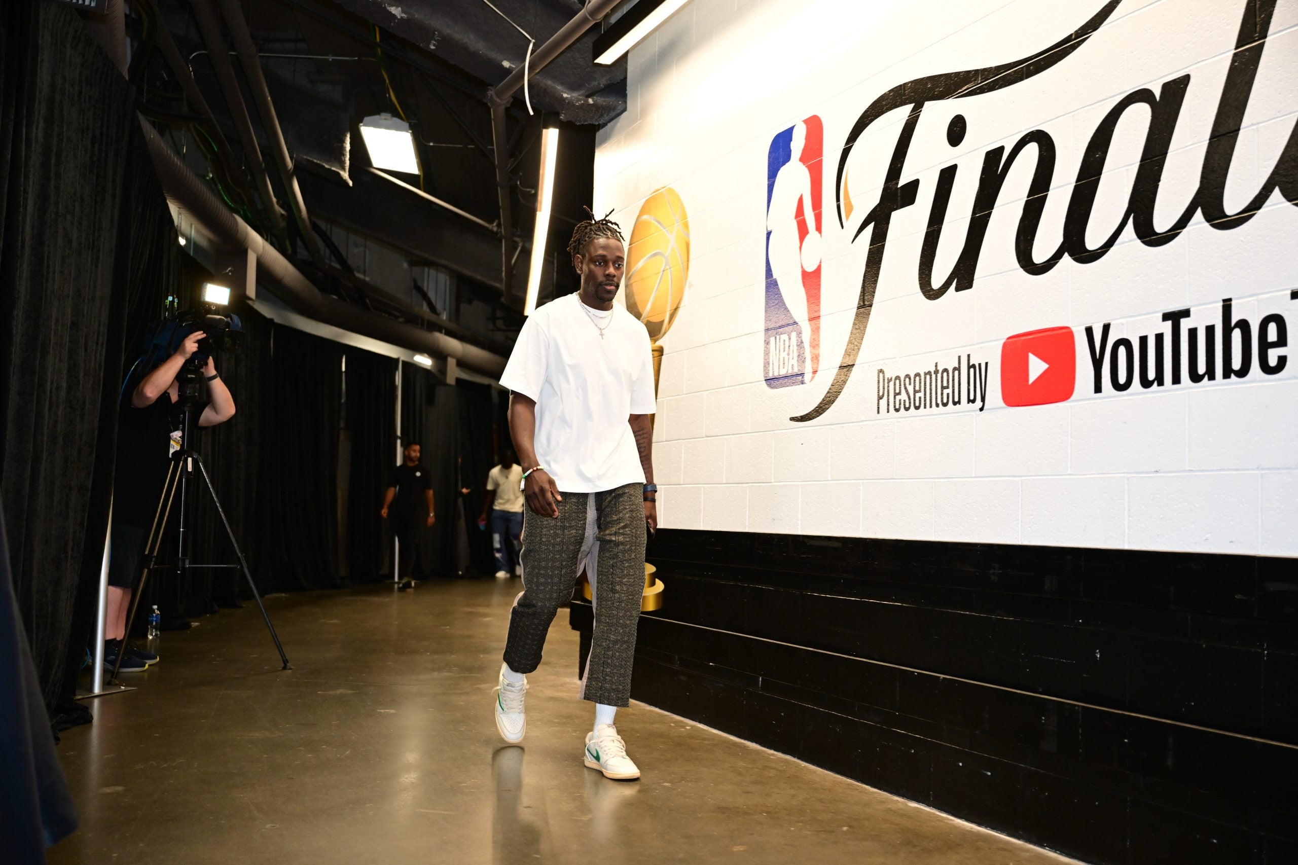 The best tunnel look from Game 5 of the 2024 NBA Finals