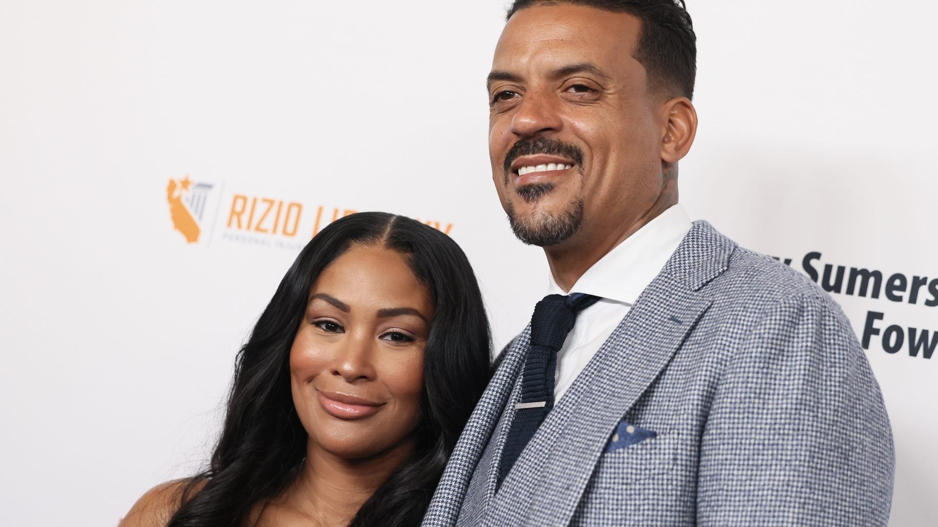 Matt Barnes And Anansa Sims Stunned In All White For Their Engagement Photos 