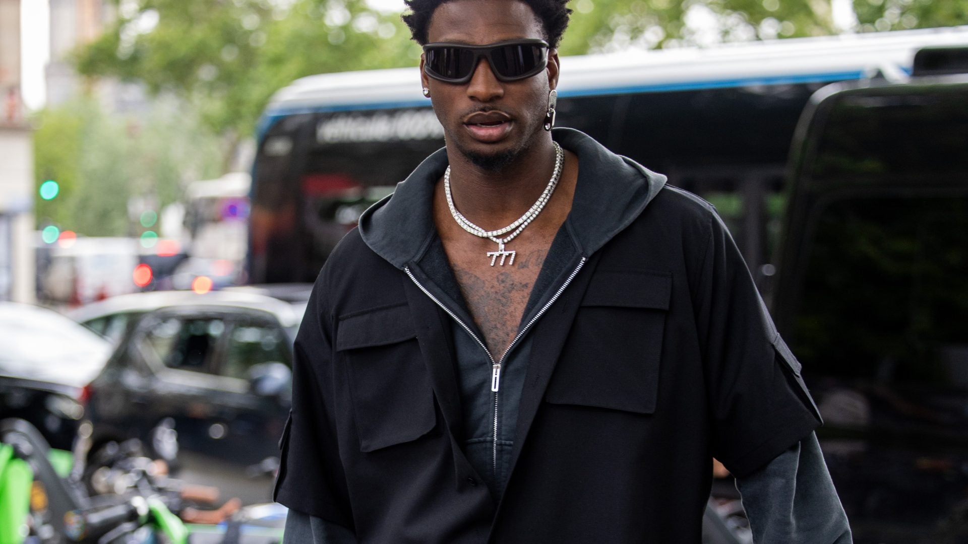 Athleisure Moments Spotted At Men's Paris Fashion Week