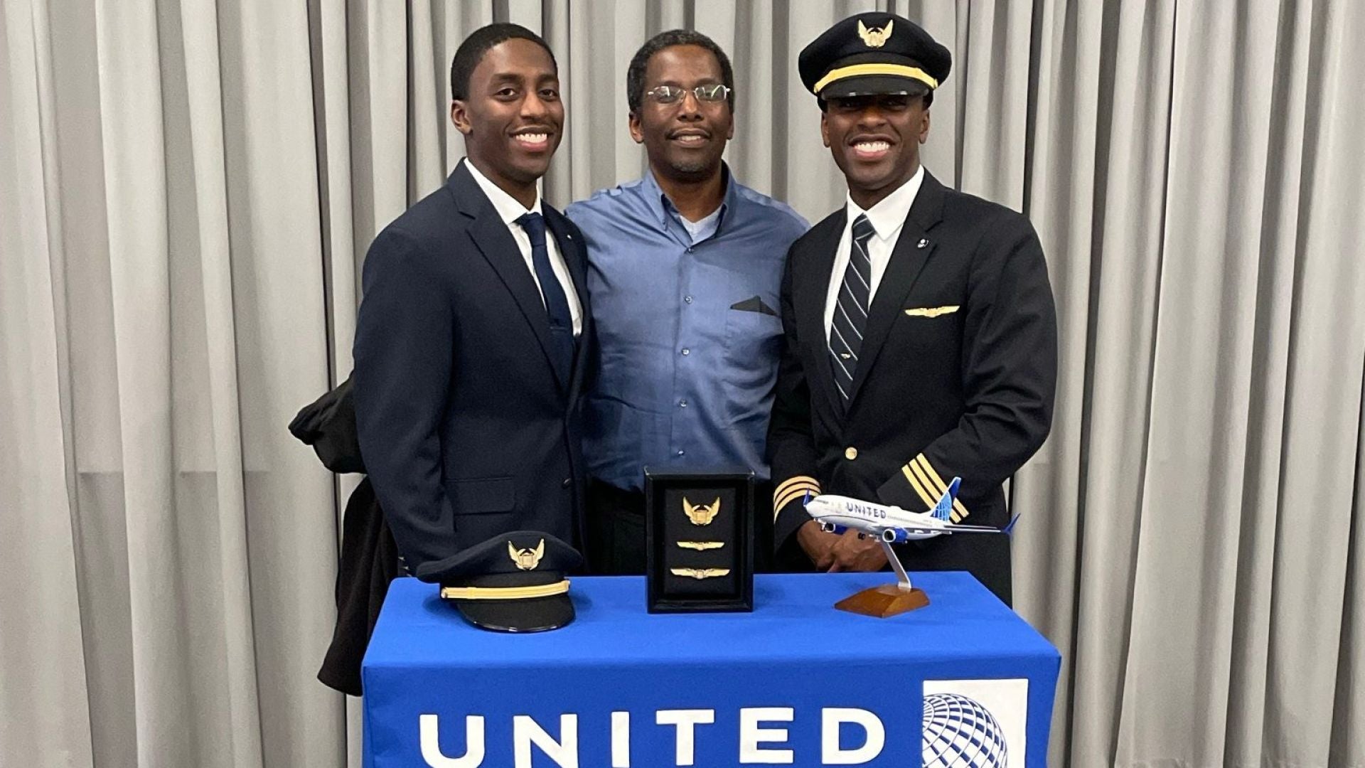 These Twin Brothers Are United Airlines Pilots. They Flew A Special Flight Home Together To Surprise Their Dad On Father's Day