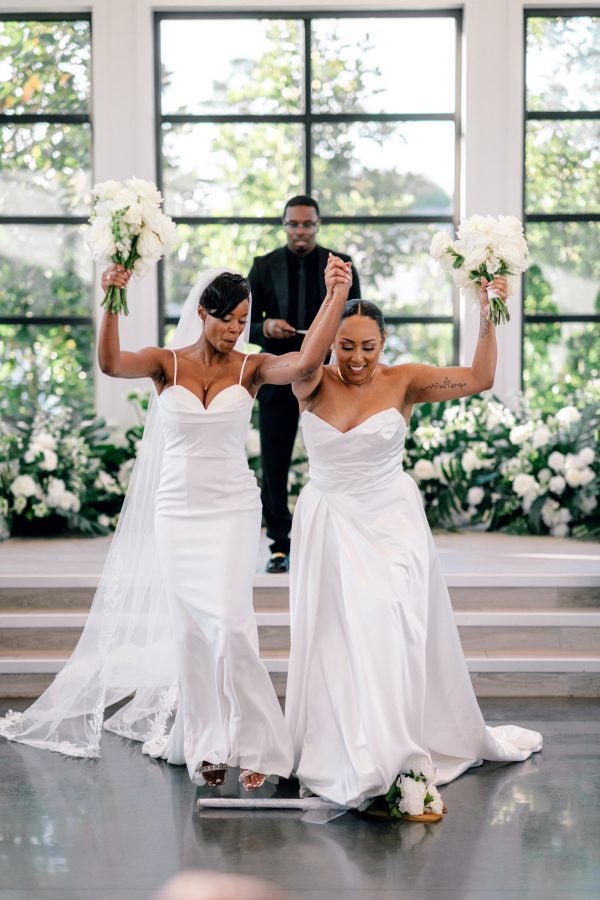 Bridal Bliss: Bianca And Tannis Jumped The Broom In A Magical Celebration In Houston