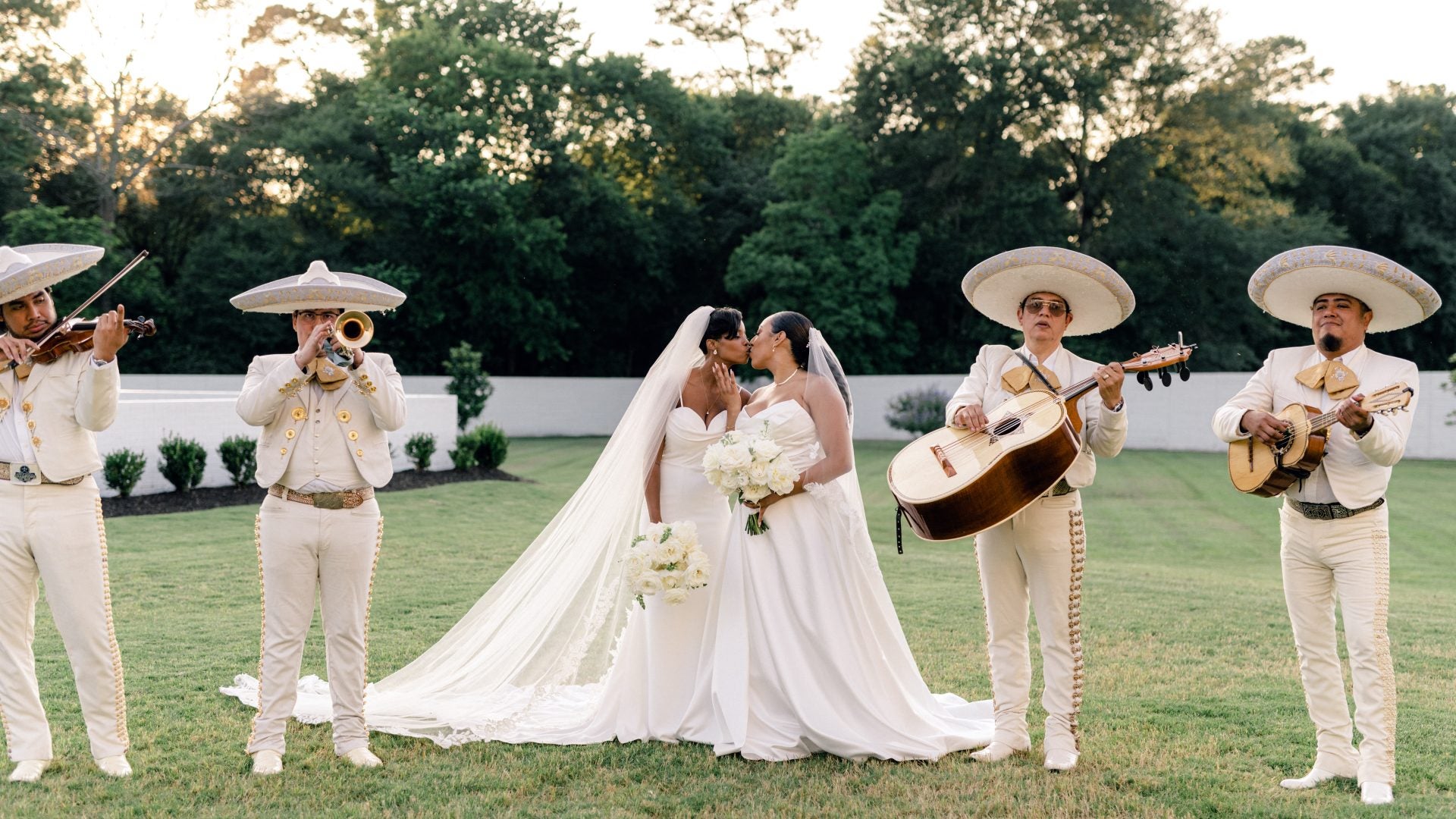Bridal Bliss: Bianca And Tannis Jumped The Broom In A Magical Celebration In Houston