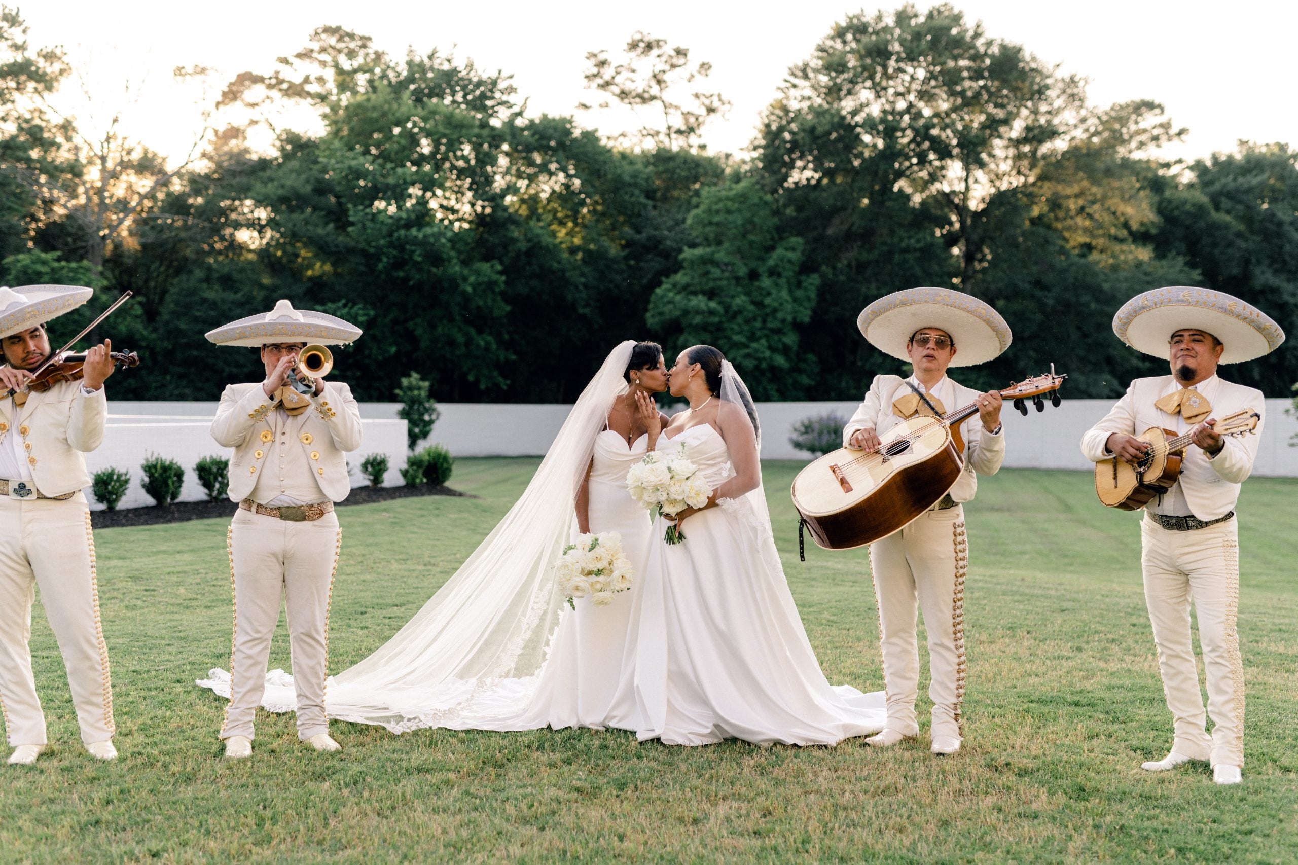 Bridal Bliss: Bianca And Tannis Jumped The Broom In A Magical Celebration In Houston