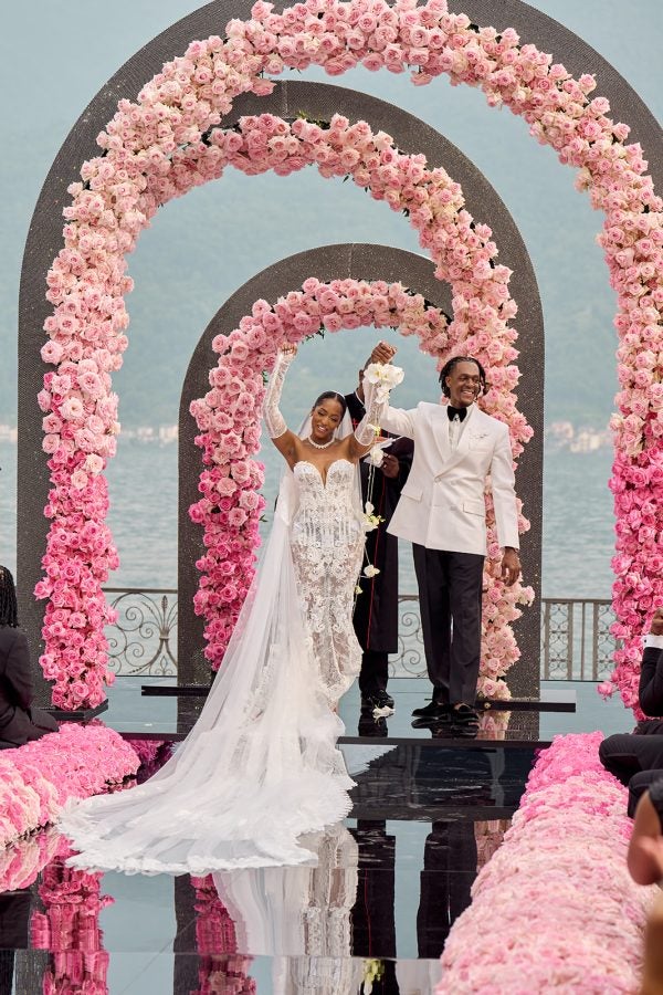 Exclusive: Inside Rajon Rondo And LaToia Fitzgerald's Star-Studded Lake Como Wedding