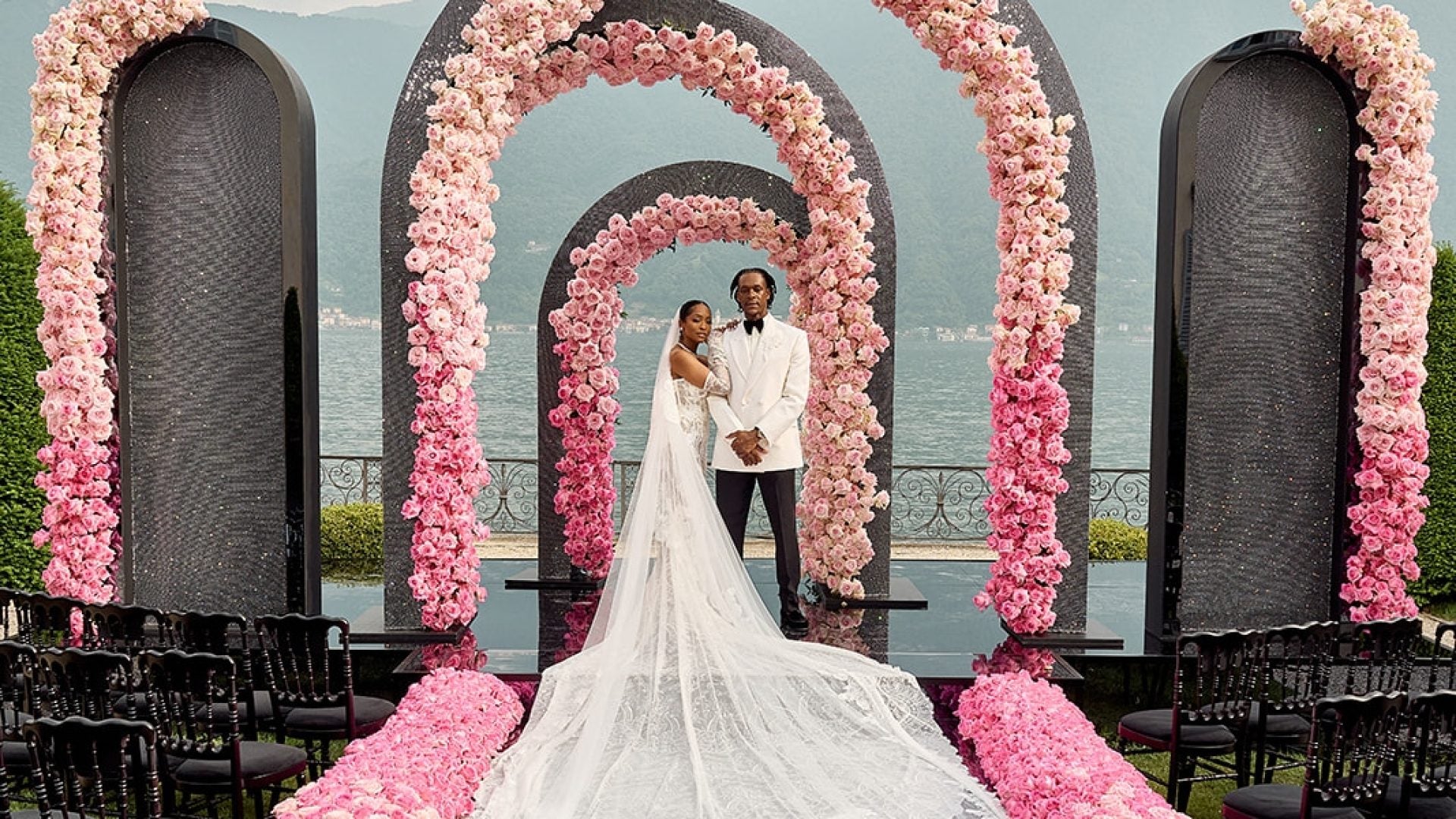 Exclusive: Inside Rajon Rondo And LaToia Fitzgerald's Star-Studded Lake Como Wedding