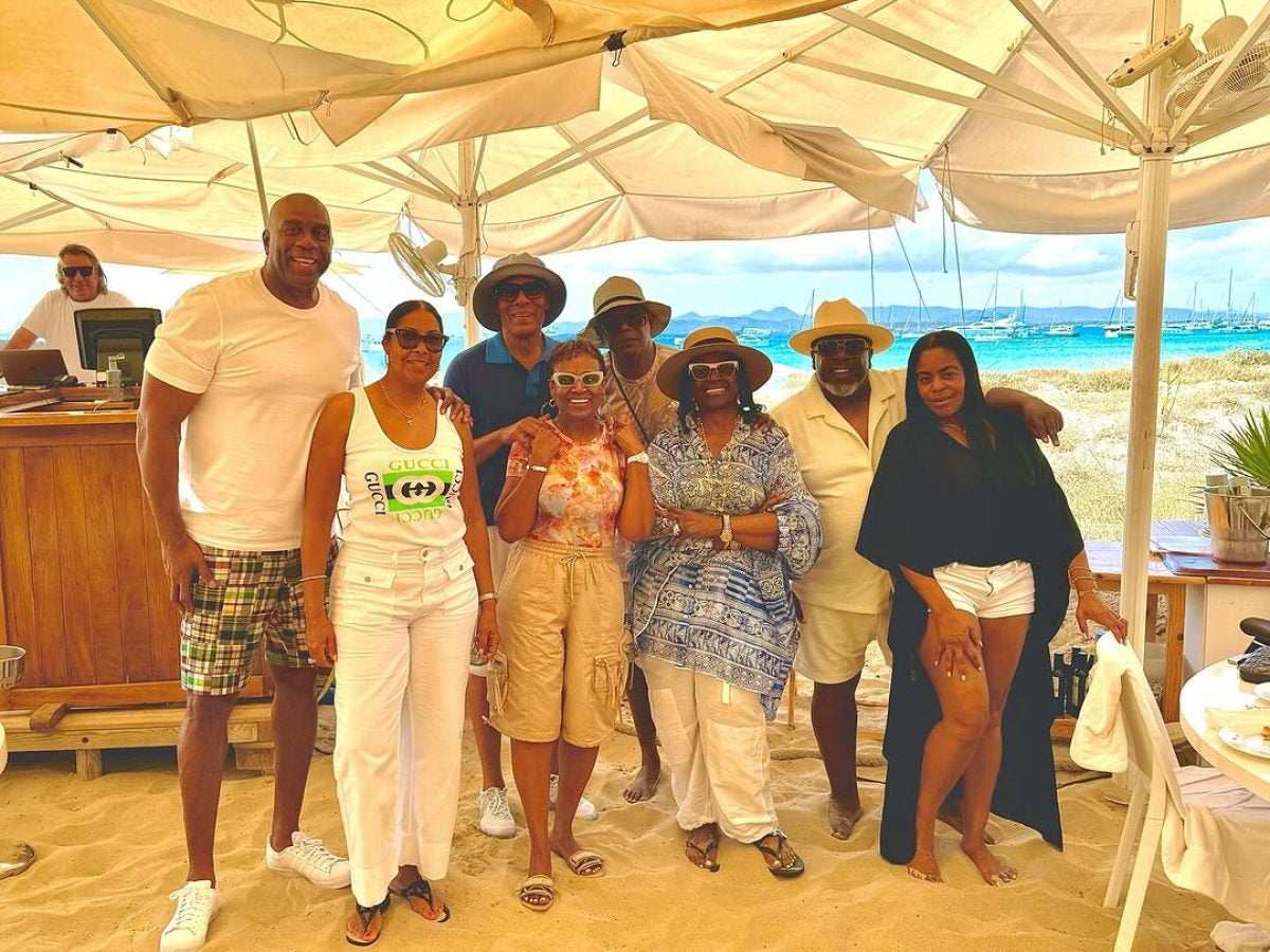 Magic Johnson Kicks Off Annual Star-Studded Couples Yacht Trip Through Europe | Essence