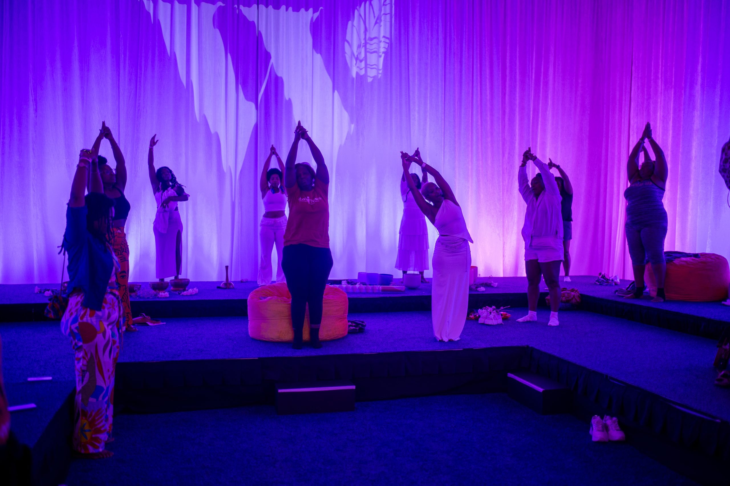 The Guided Meditation Space At The ESSENCE Festival Of Culture Was The Perfect Place To Help Guests Heal