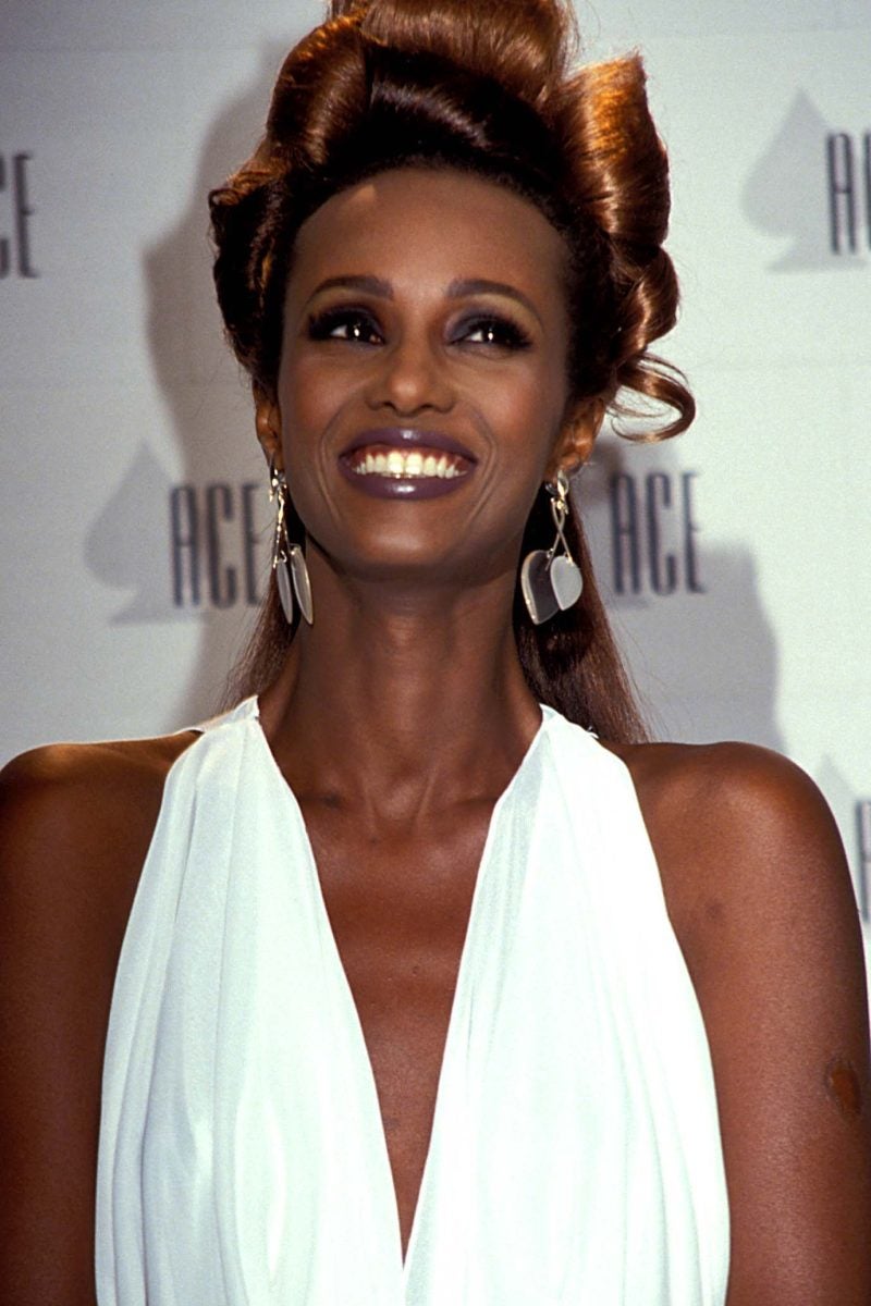 A Look Back At Iman’s Most Iconic Beauty Looks Of All Time