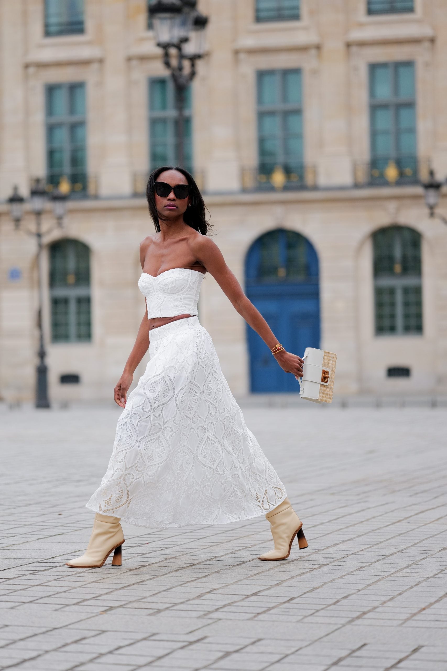 How To Style A Strapless Top From Day To Night