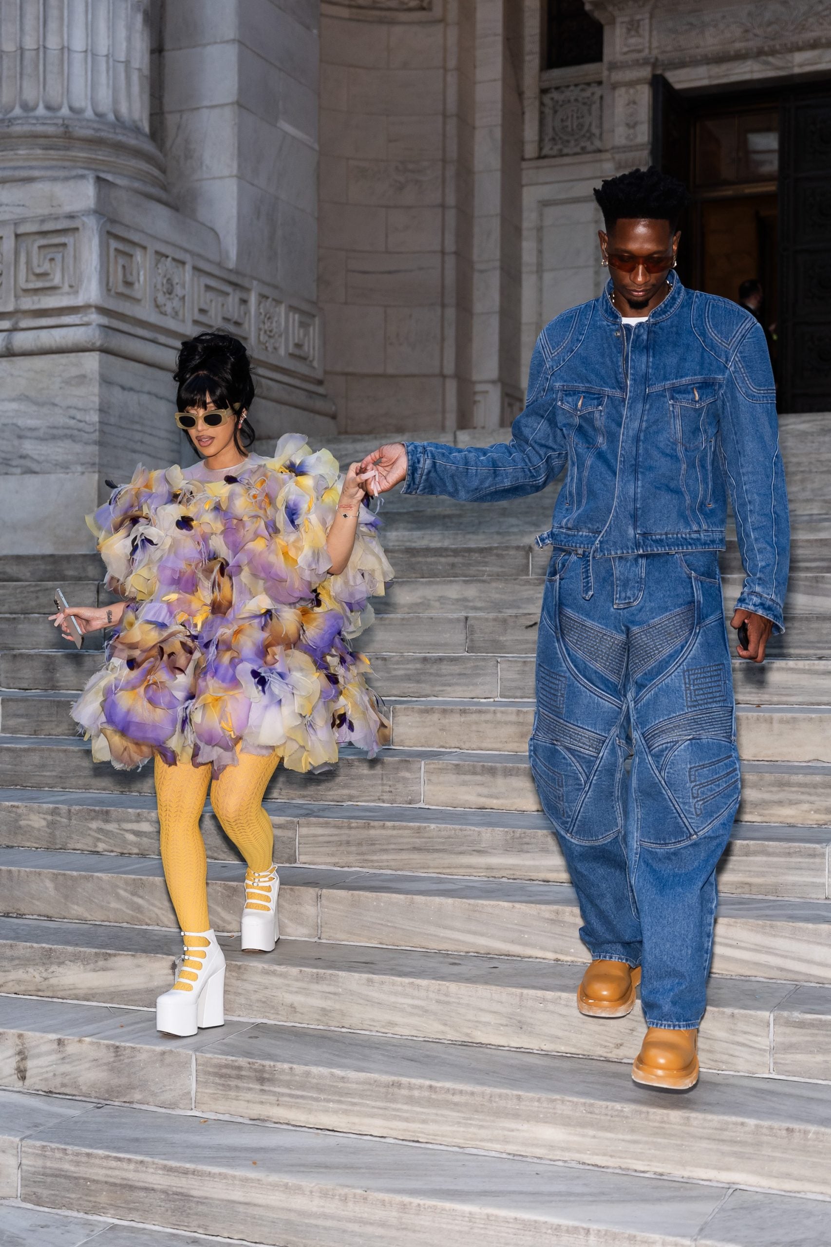 Cardi B Has A Whimsy Fashion Moment In Marc Jacobs