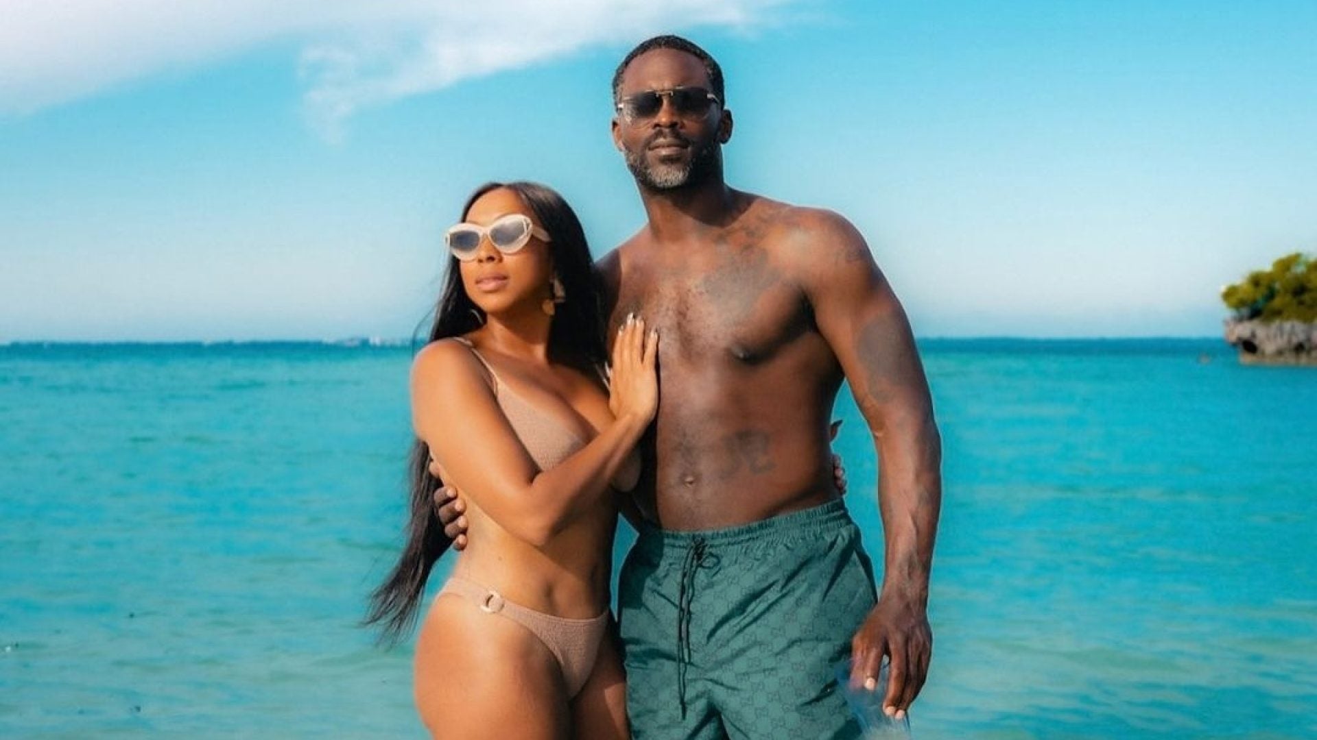 Michael Vick And Wife Kijafa Enjoy A Much-Needed Baecation In Zanzibar