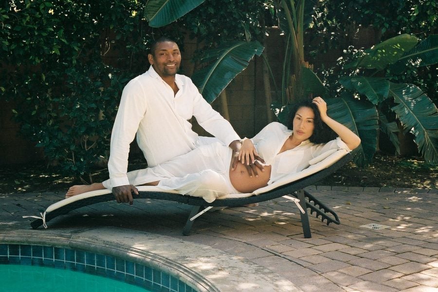 Exclusive: Former NBA Star Metta World Peace And Wife Maya Share Images From Gorgeous Maternity Shoot