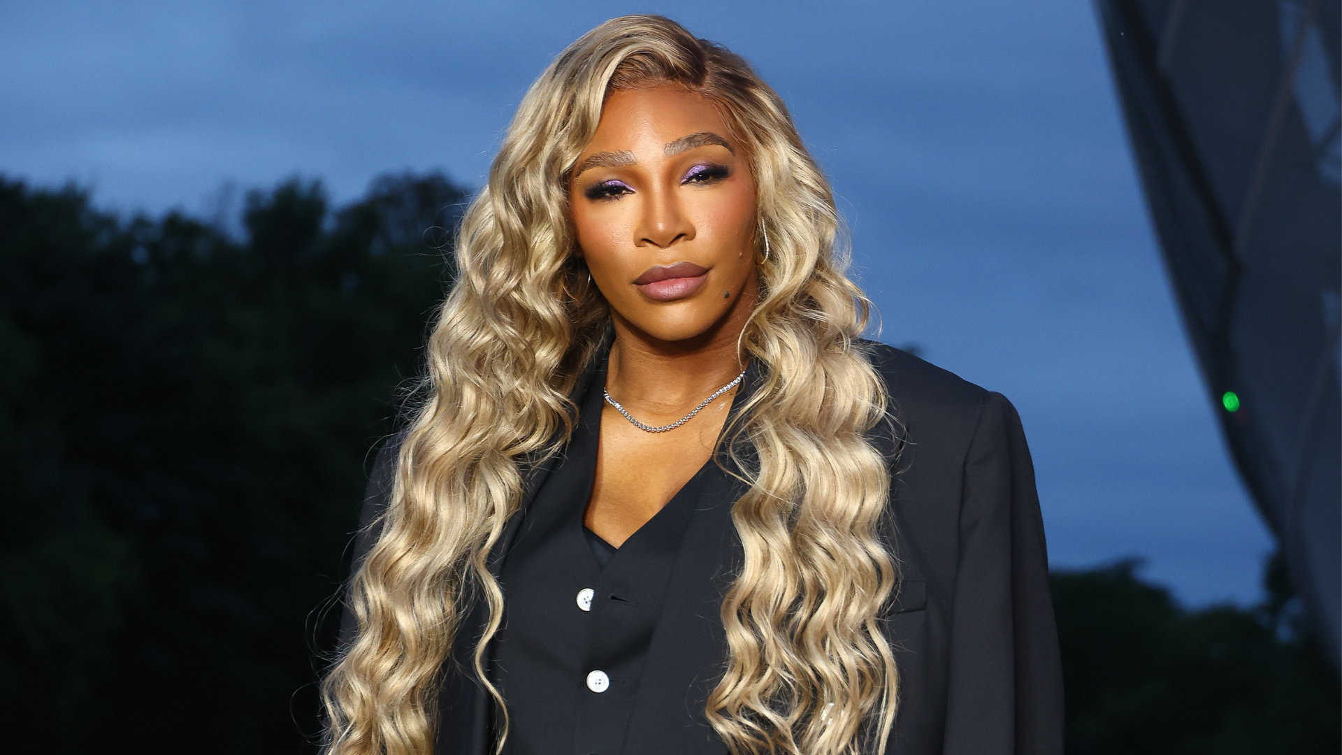 I'm In Love With Serena Williams' All-Black Louis Vuitton Suit