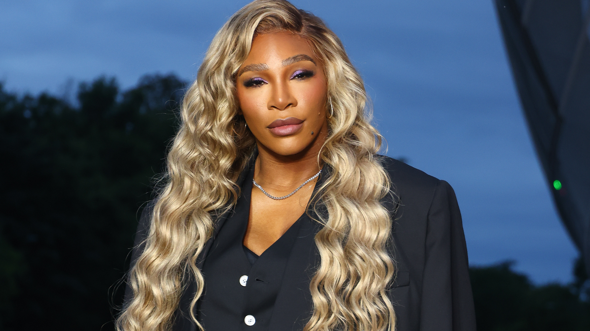 I'm In Love With Serena Williams' All-Black Louis Vuitton Suit