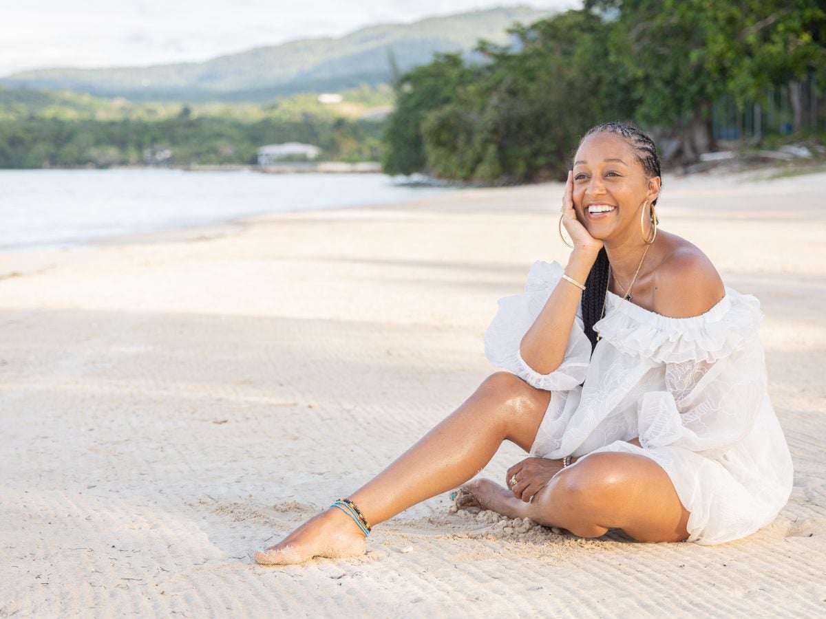 Tia Mowry Enjoyed A Getaway At Sandals Dunn's River In Jamaica Essence