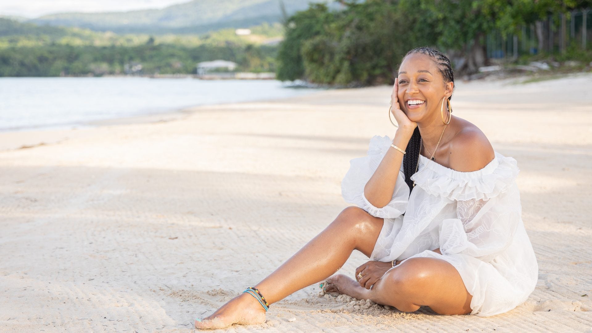 Tia Mowry Enjoyed A Getaway With Friends At Sandals Dunn's River In Jamaica