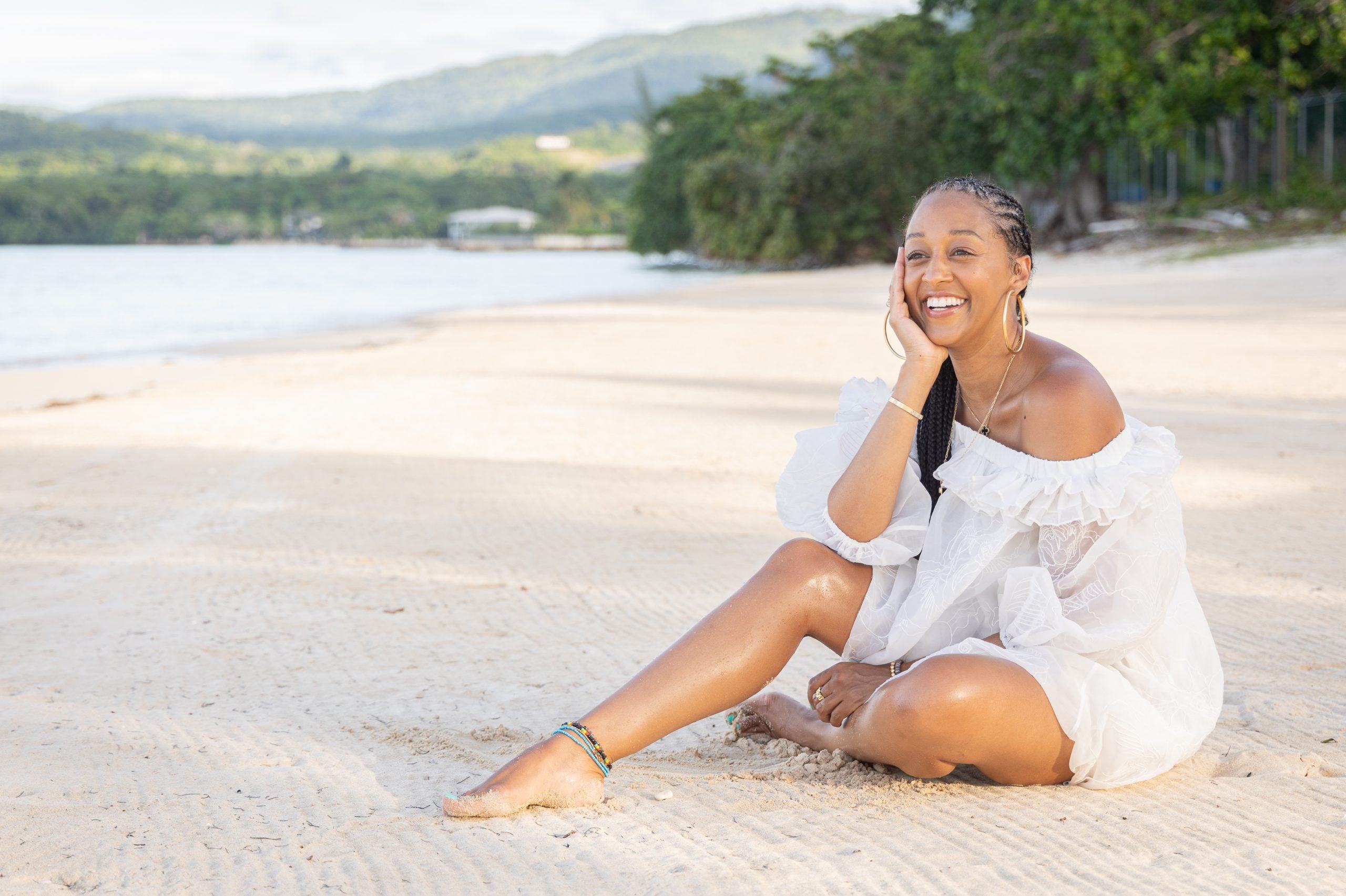 Tia Mowry Enjoyed A Getaway With Friends At Sandals Dunn's River In Jamaica