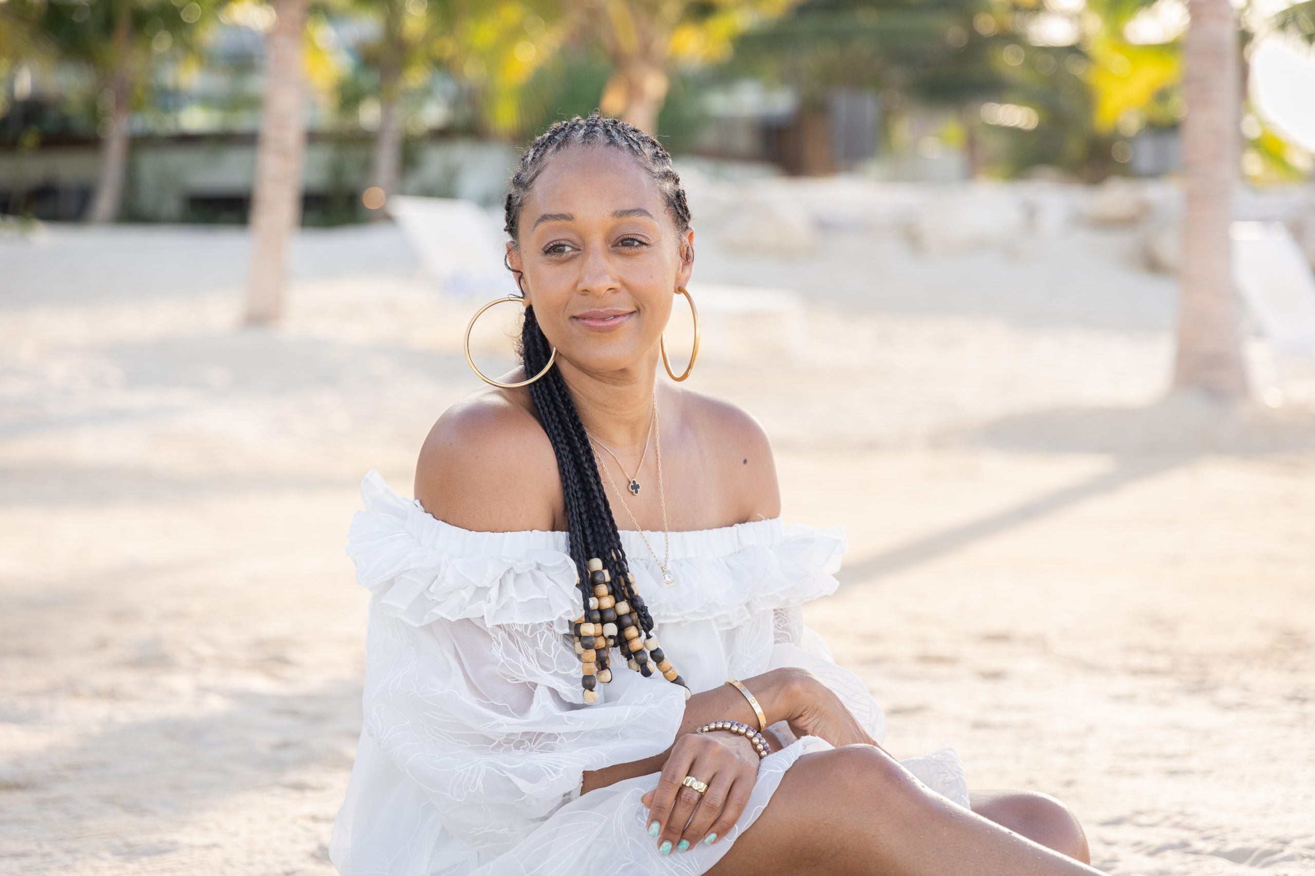 Tia Mowry Enjoyed A Getaway With Friends At Sandals Dunn’s River In Jamaica