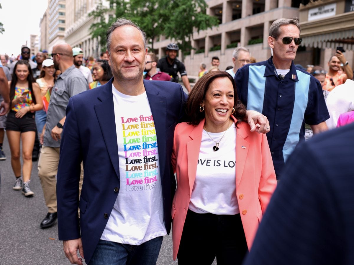 Photos Of Vice President Kamala Harris And Husband Doug Emhoff Over The Years